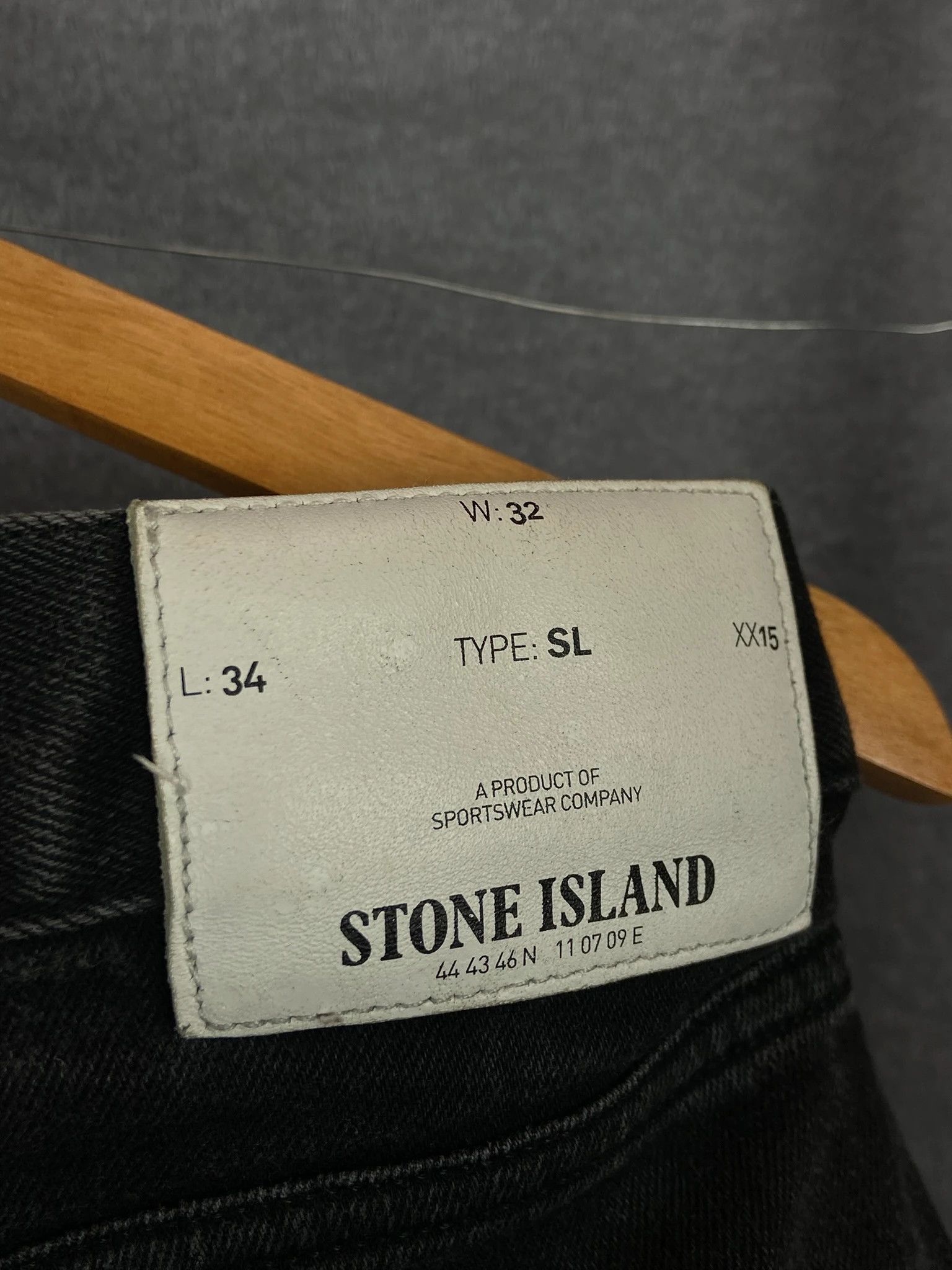 Stone Island Stone Island black jeans patch logo high end archival 32 Size US 32 / EU 48 - 3 Thumbnail