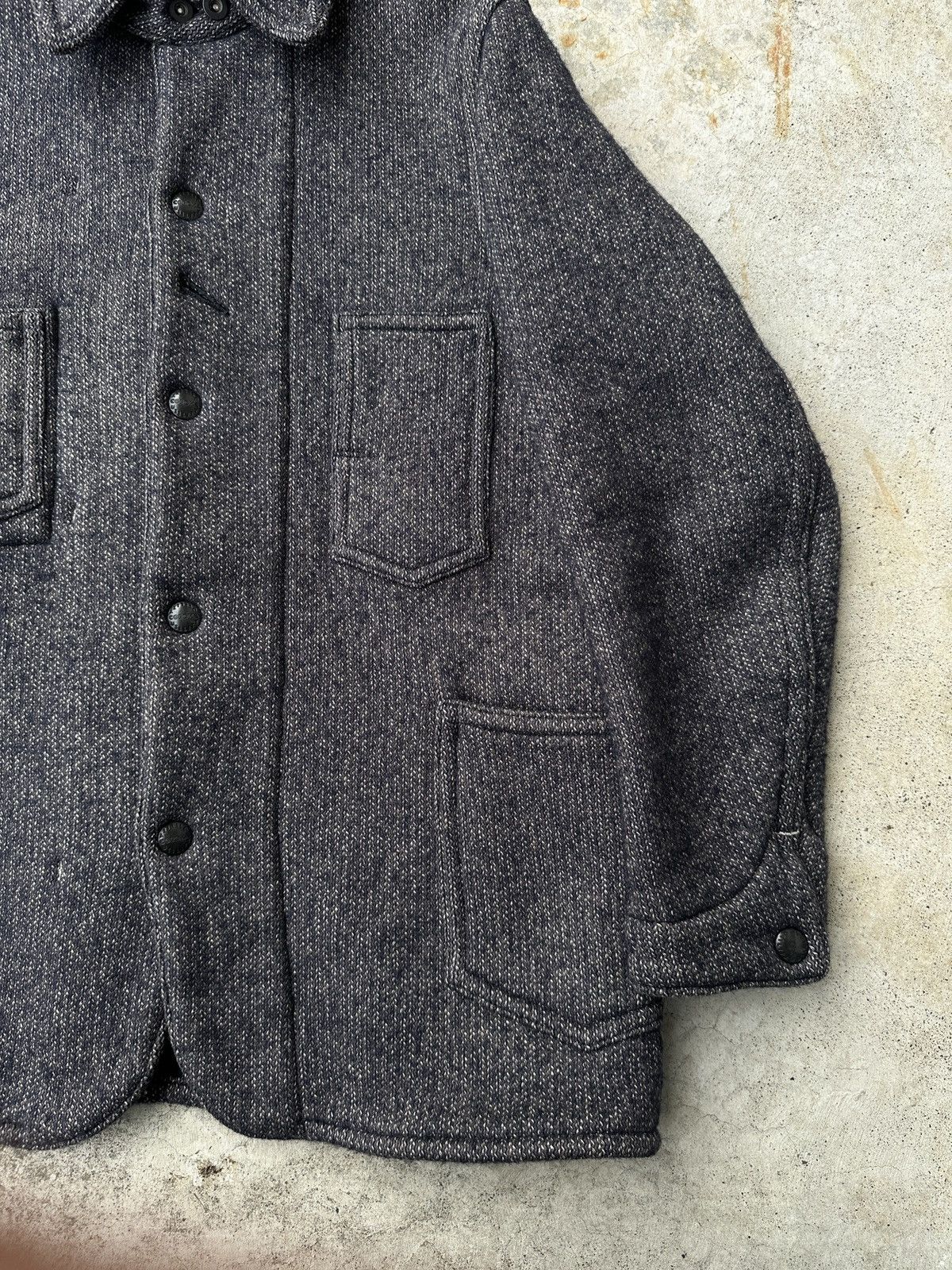 Brown's Beach Jacket Salt Pepper Brown’s Beach Repro Japan made Chore Wool Jacket Size US M / EU 48-50 / 2 - 4 Thumbnail