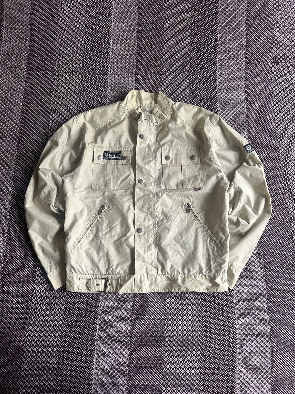 Belstaff Vintage Belstaff Nylon Bomber Jacket Unisex 00s Rare Casual Size US L / EU 52-54 / 3 - 1 Thumbnail