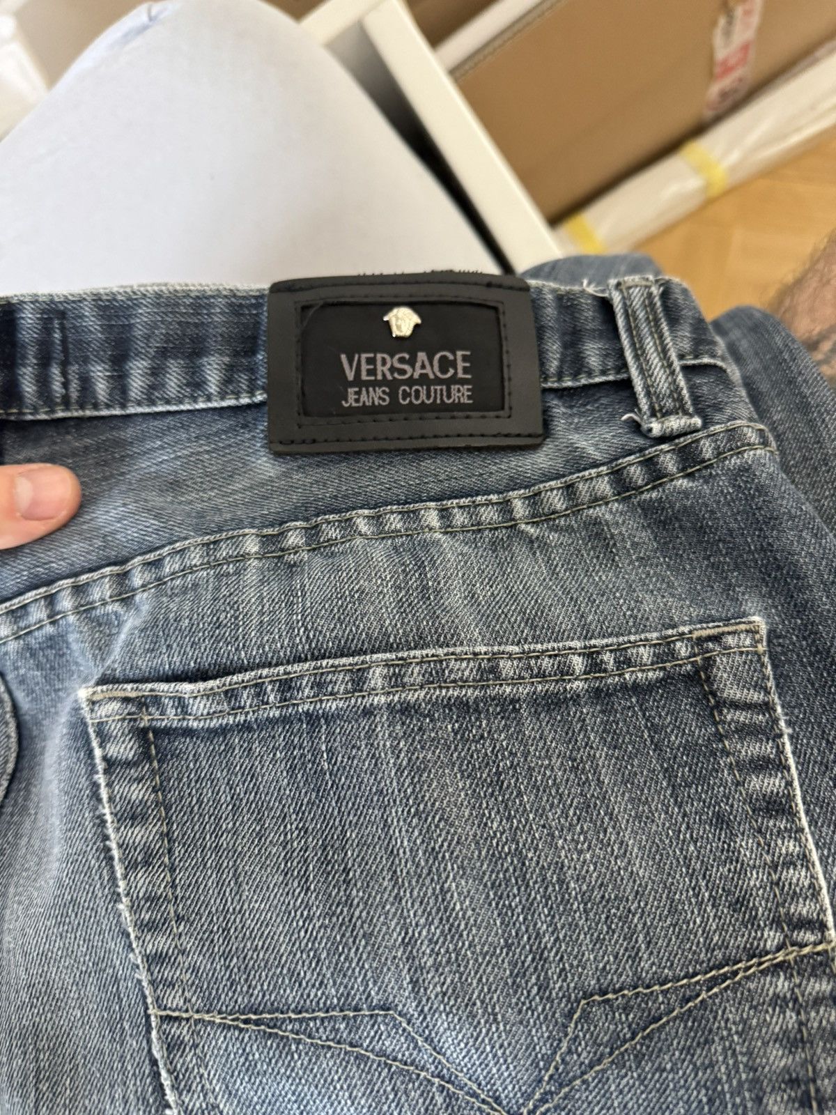 Versace Jeans Couture Versace Jeans Couture Vintage Denim Pant Jeans Designer Rare Size US 34 / EU 50 - 3 Thumbnail