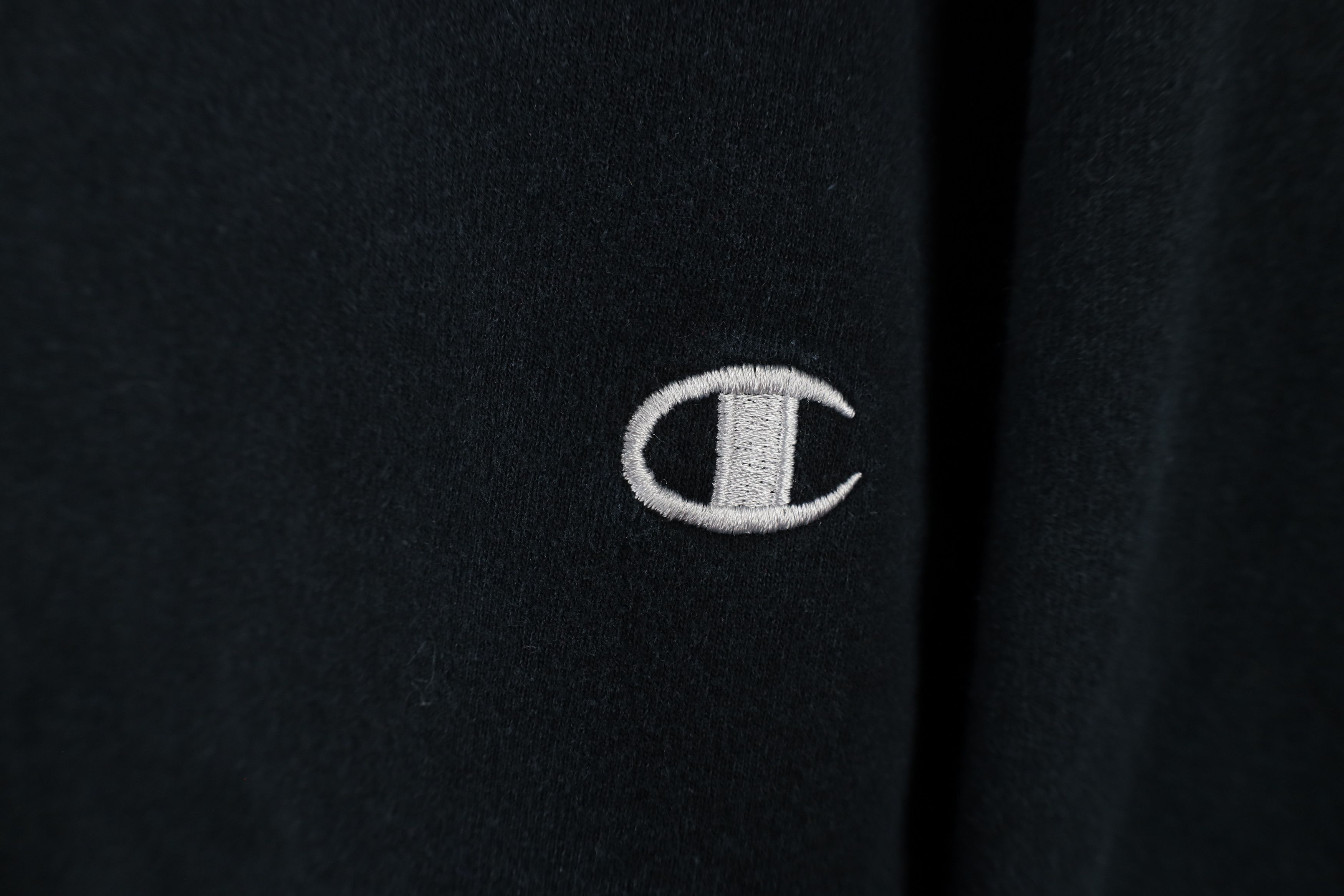 Champion × Vintage Vintage Champion Classic Logo Crewneck Sweatshirt Black Size US XXL / EU 58 / 5 - 4 Thumbnail