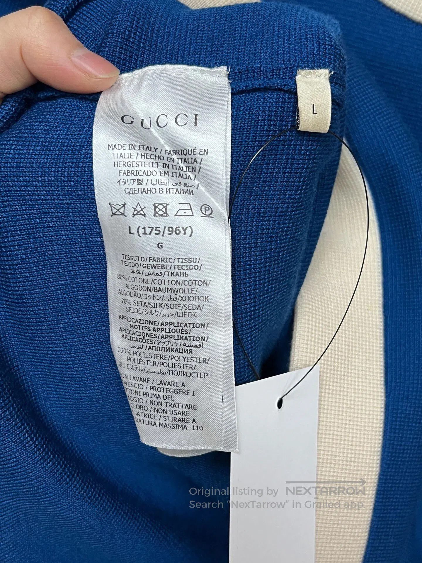 Gucci gucci blue knitted dress size l. Size L / US 10 / IT 46 - 4 Thumbnail