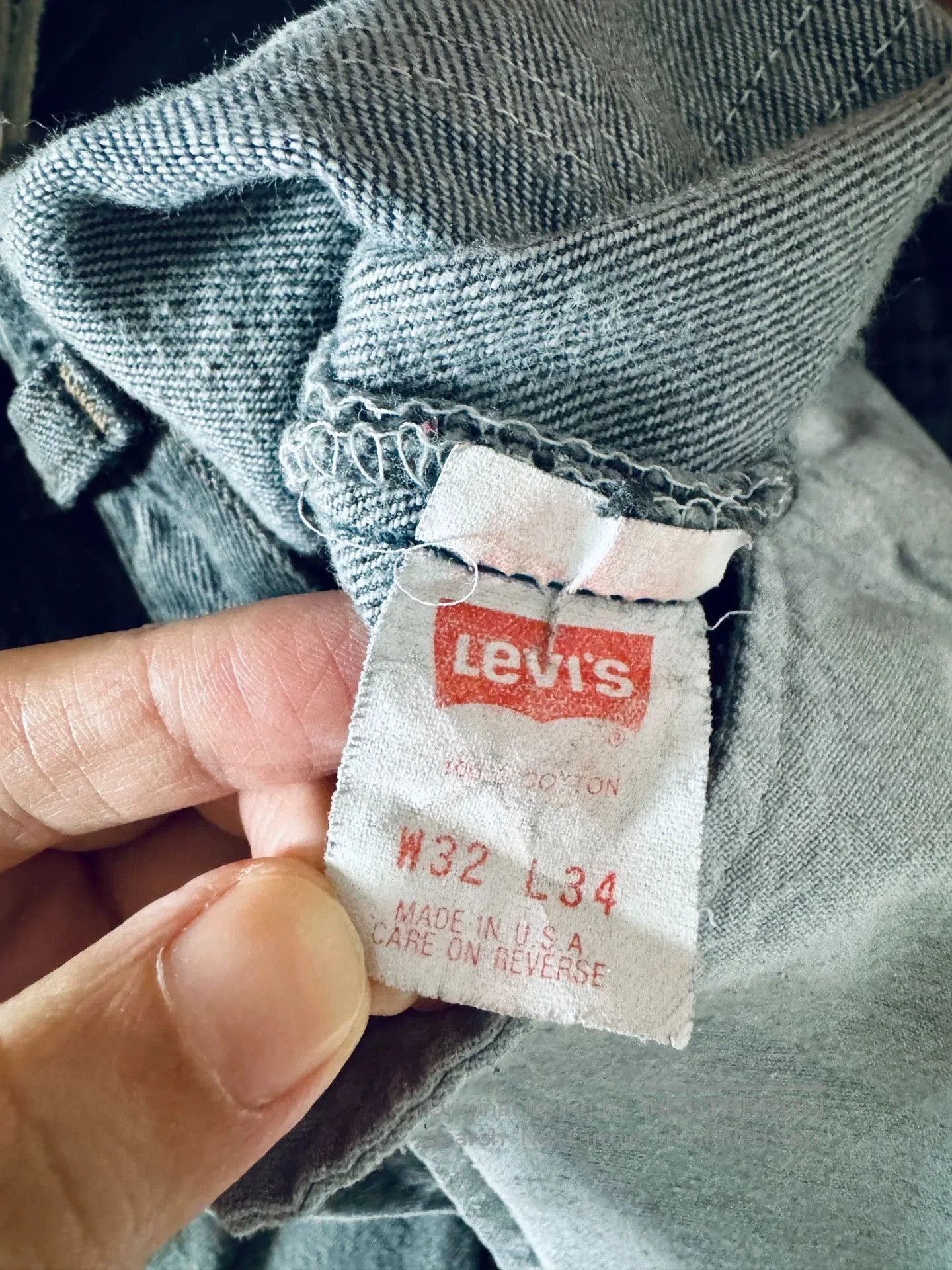 Gallery Dept. Gray Denim Pants with Frayed Hem, Size 32. Size US 32 / EU 48 - 9 Thumbnail