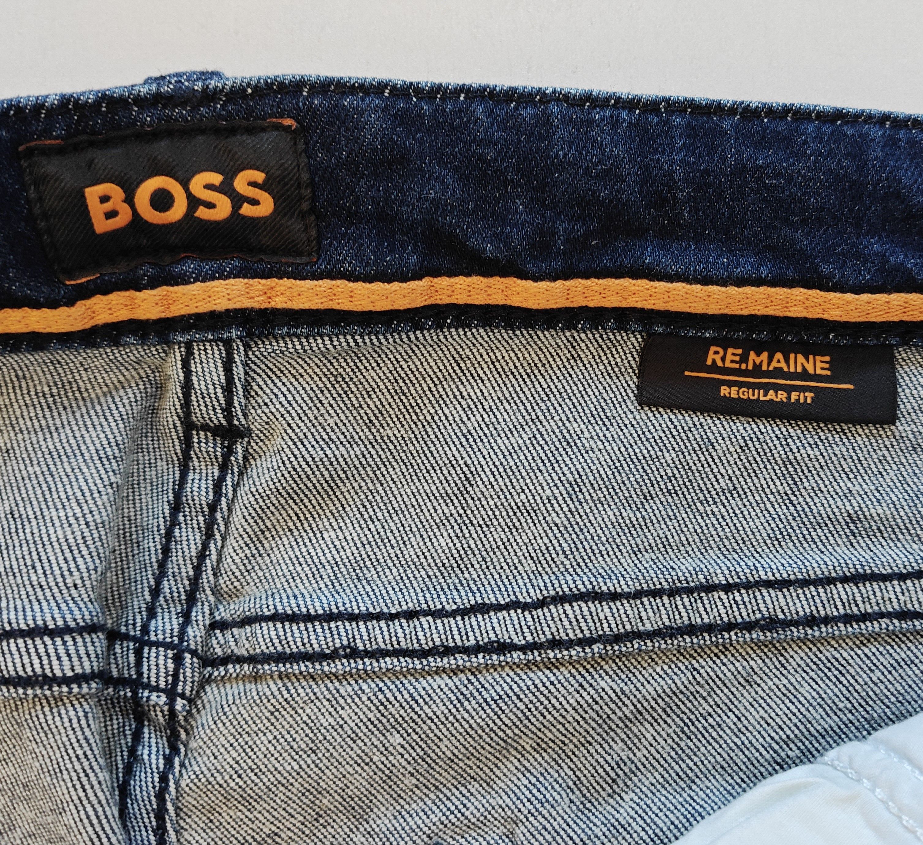 Hugo Boss HUGO BOSS RE.MAINE Regular fit Jeans Free Shipping T/6109 Size US 33 - 9 Thumbnail
