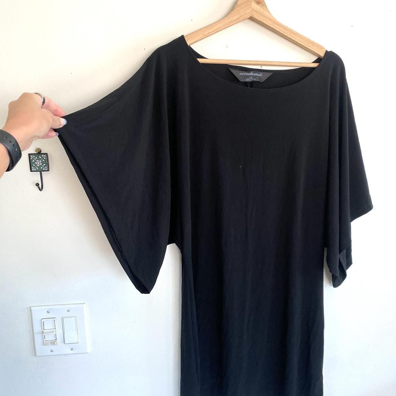 Norma Kamali NORMA KAMALI BLACK MINI DRESS WOMENS SIZE LARGE Size L / US 10 / IT 46 - 5 Thumbnail