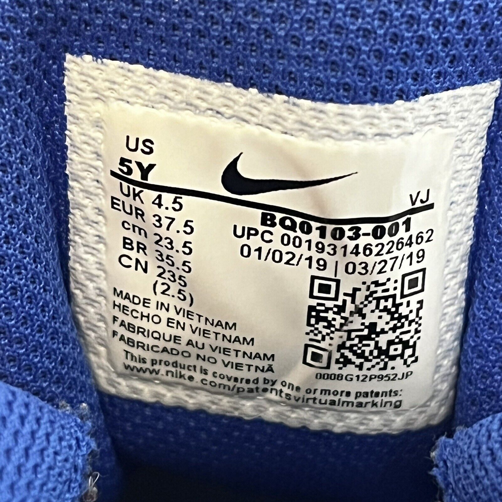 Nike Nike Air Max 270 React GS 2019 Bauhaus BQ0103 001 Rare Sz 5Y Size US 6.5 / IT 36.5 - 7 Thumbnail
