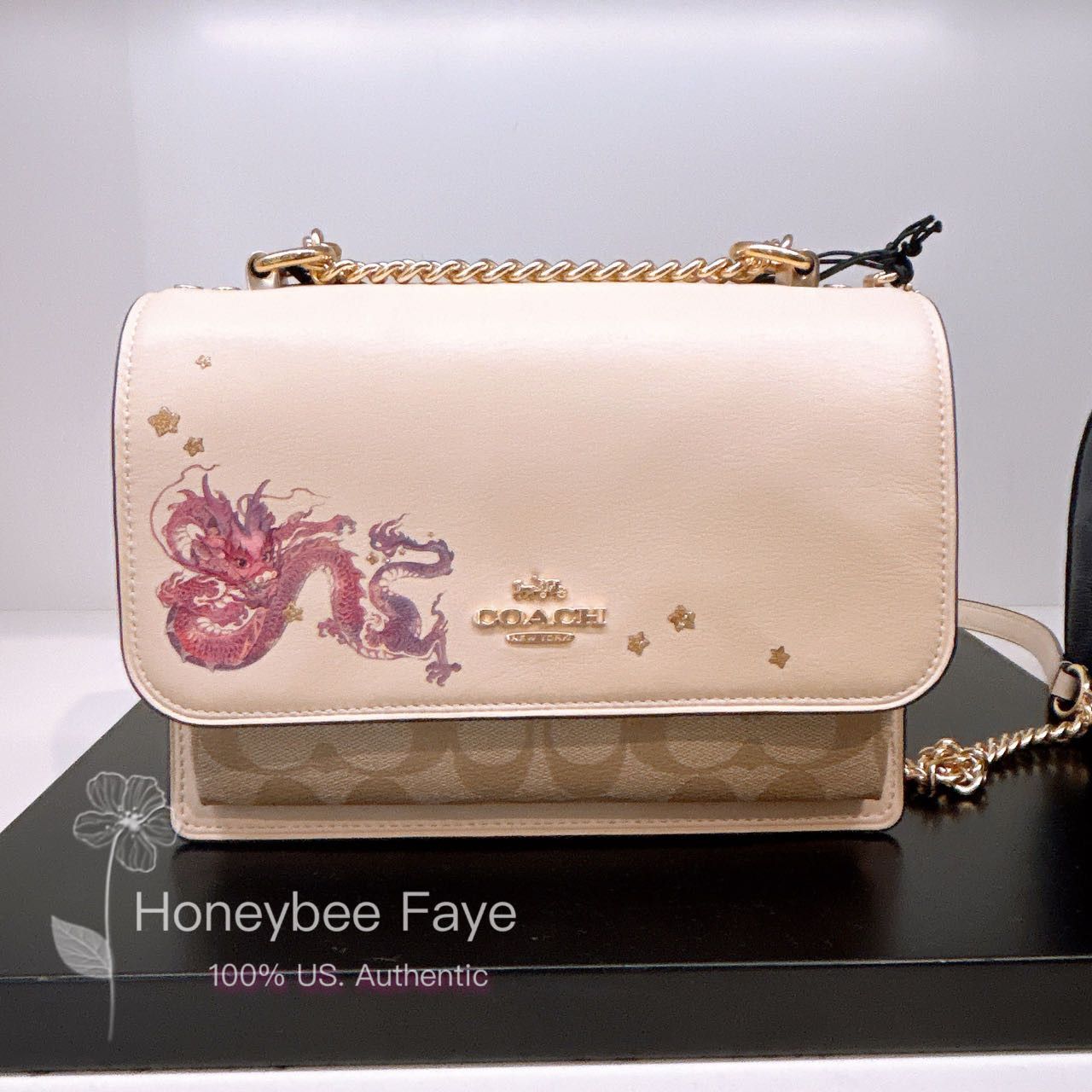 Coach New Year Klare Crossbody With Signature Canvas And Dragon Size ONE SIZE - 3 Thumbnail