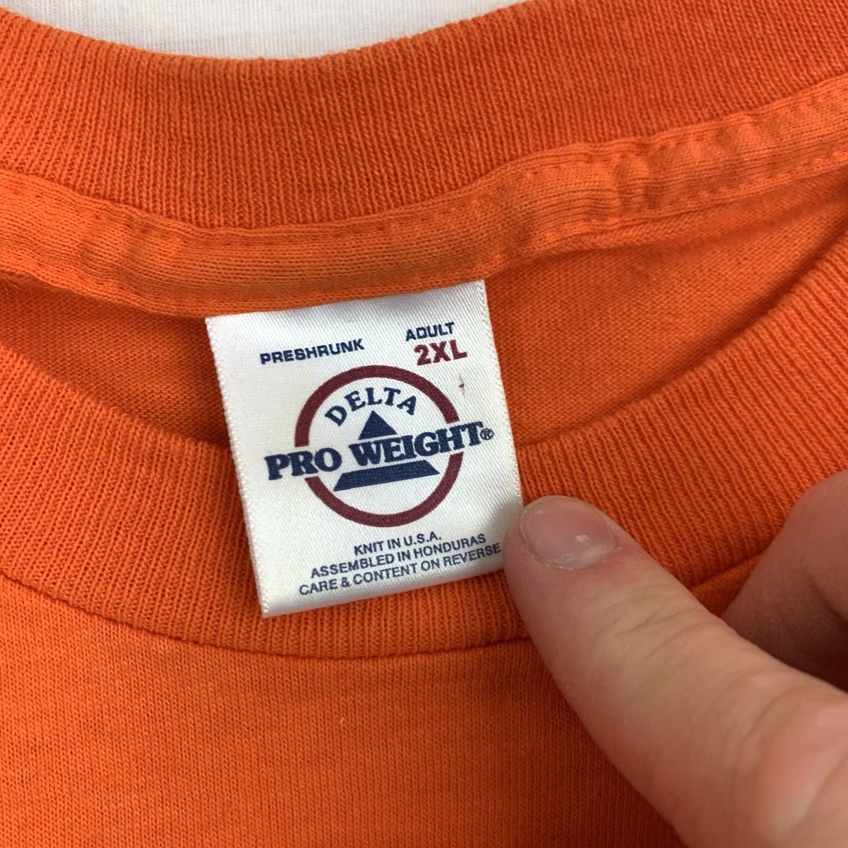 Delta VINTAGE Myrtle Beach Fall Rally 2002 Biker Shirt Adult 2XL Orange Y2K Motorcycle Shirt Mens 2XL Size US XXL / EU 58 / 5 - 3 Thumbnail