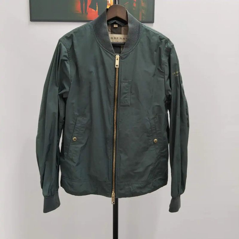 Burberry Burberry Men's Long Sleeve Green Jacket Size US L / EU 52-54 / 3 - 1 Thumbnail