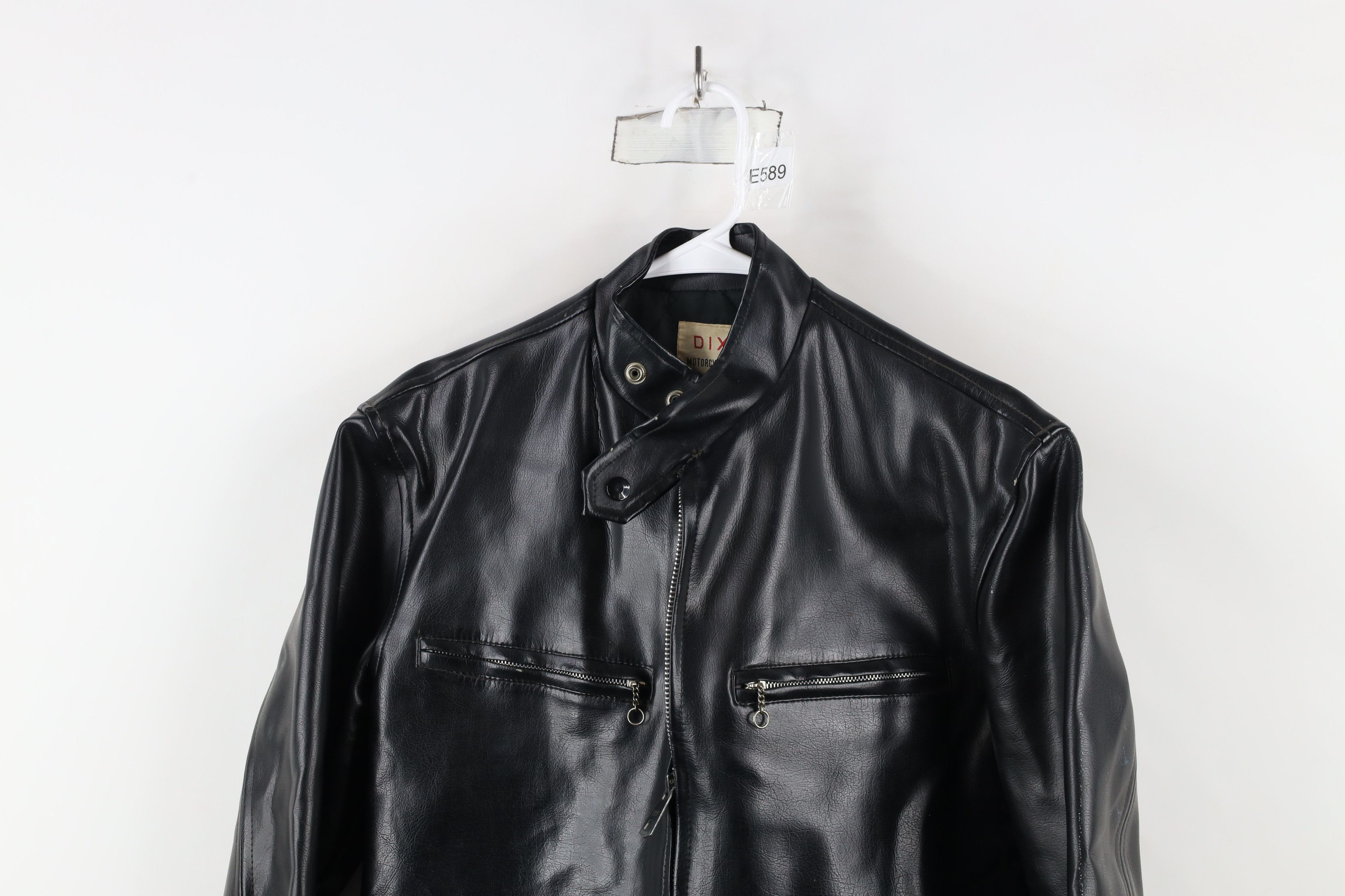 Vintage Vintage 70s Streetwear Faux Leather Motorcycle Jacket Japan Size US M / EU 48-50 / 2 - 2 Thumbnail