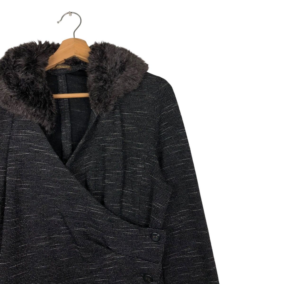 Japanese Brand 🔥VINTAGE CARDIGAN JACKET COSA NOSTRA MINK FUR COLLAR Size US M / EU 48-50 / 2 - 8 Thumbnail