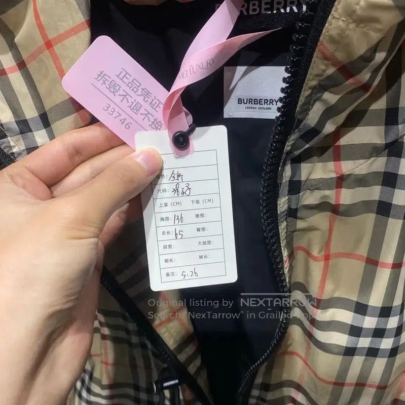 Burberry Burberry Colorblock Cotton Women's Jacket. Size M / US 6-8 / IT 42-44 - 4 Thumbnail
