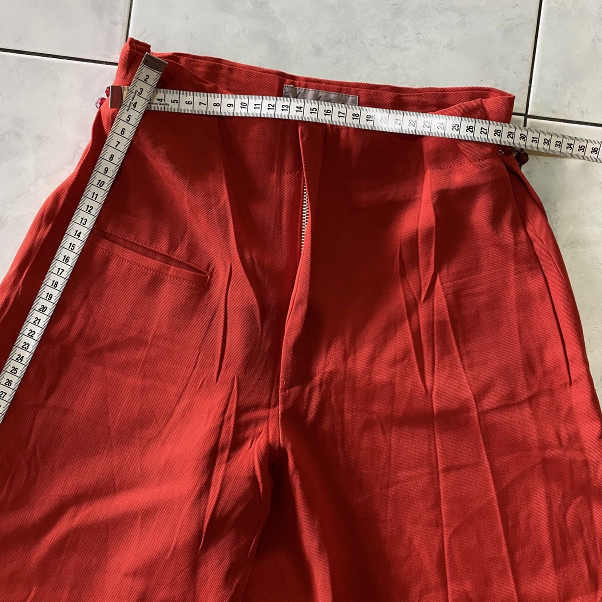 Yohji Yamamoto Yohji Yamamoto Red Pants Runaway Archive Japanese Luxury Size 22" - 16 Thumbnail