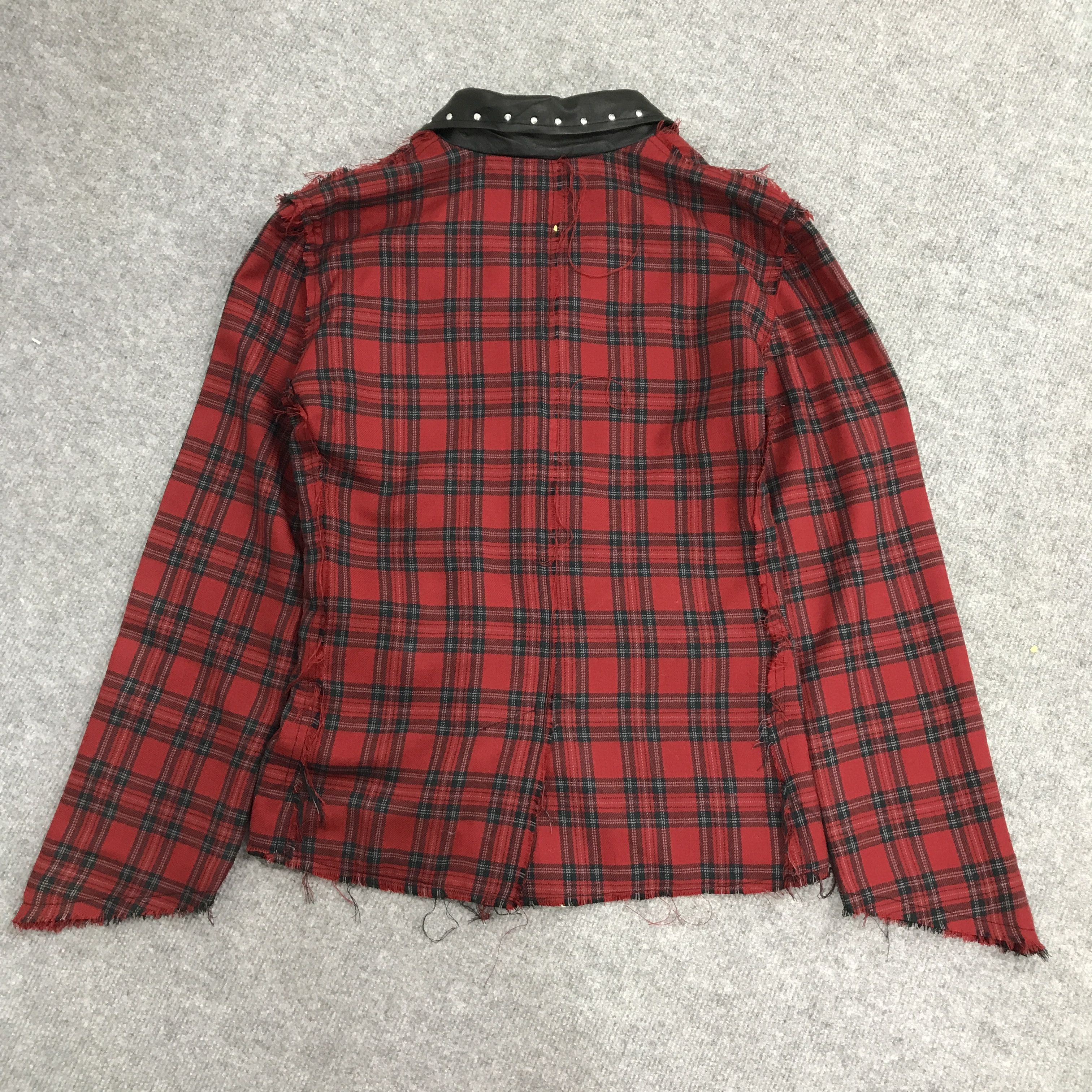Designer × If Six Was Nine × Japanese Brand SYDEIST JAPAN STYLE DESIGN PUNK FLANNEL BLAZER JACKET Size US M / EU 48-50 / 2 - 5 Thumbnail