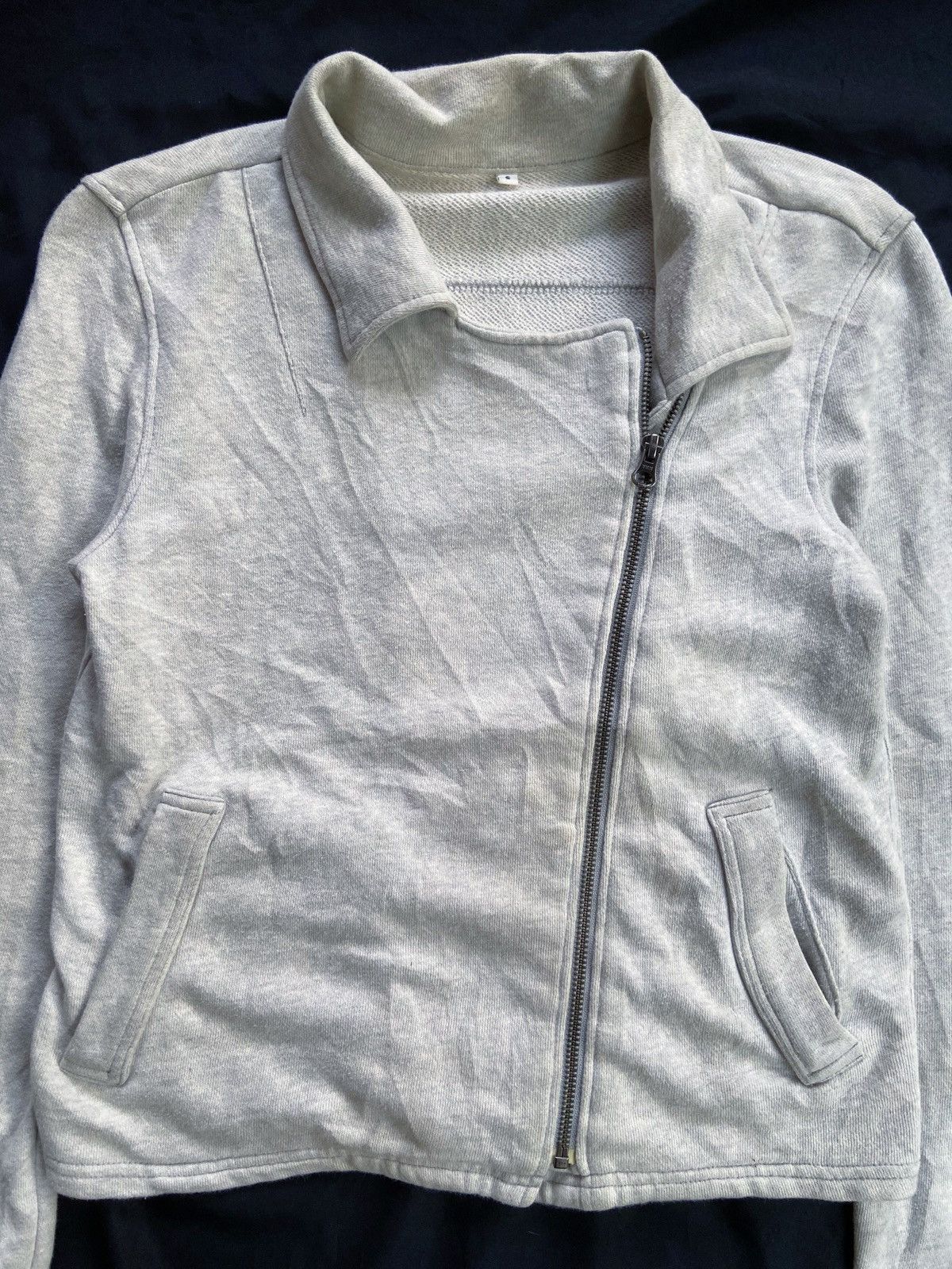 Japanese Brand MUJI U.S ASYMMETRICAL ZIP STYLE COTTON JACKET Size US S / EU 44-46 / 1 - 2 Thumbnail
