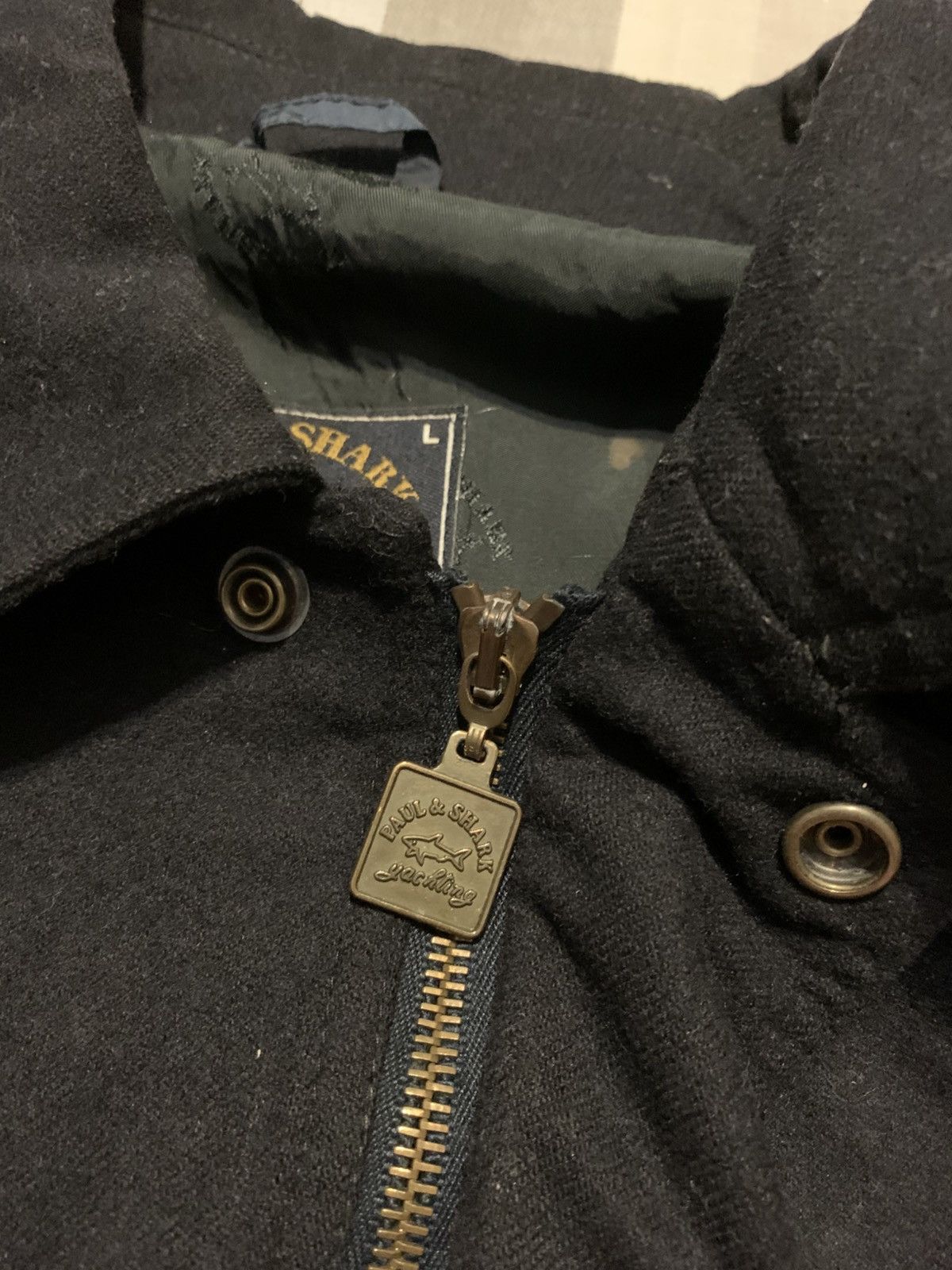 Paul & Shark Paul & Shark Lampo Wool Bomber Jacket Made in Italy Size US L / EU 52-54 / 3 - 5 Thumbnail
