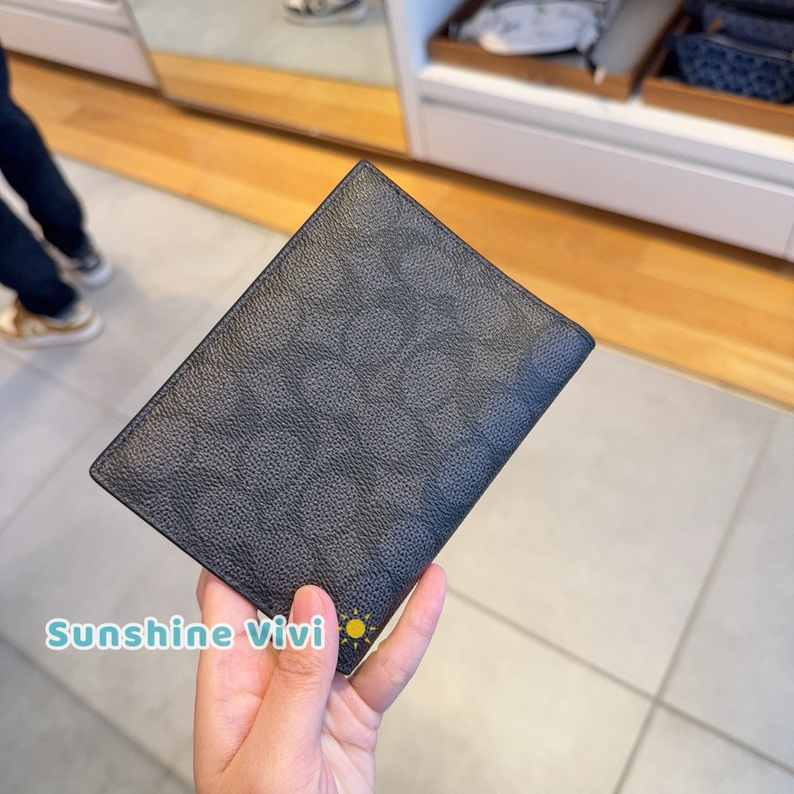Coach NWT Coach Passport Case Case CW170 Gunmetal/Charcoal/Black Size ONE SIZE - 2 Thumbnail