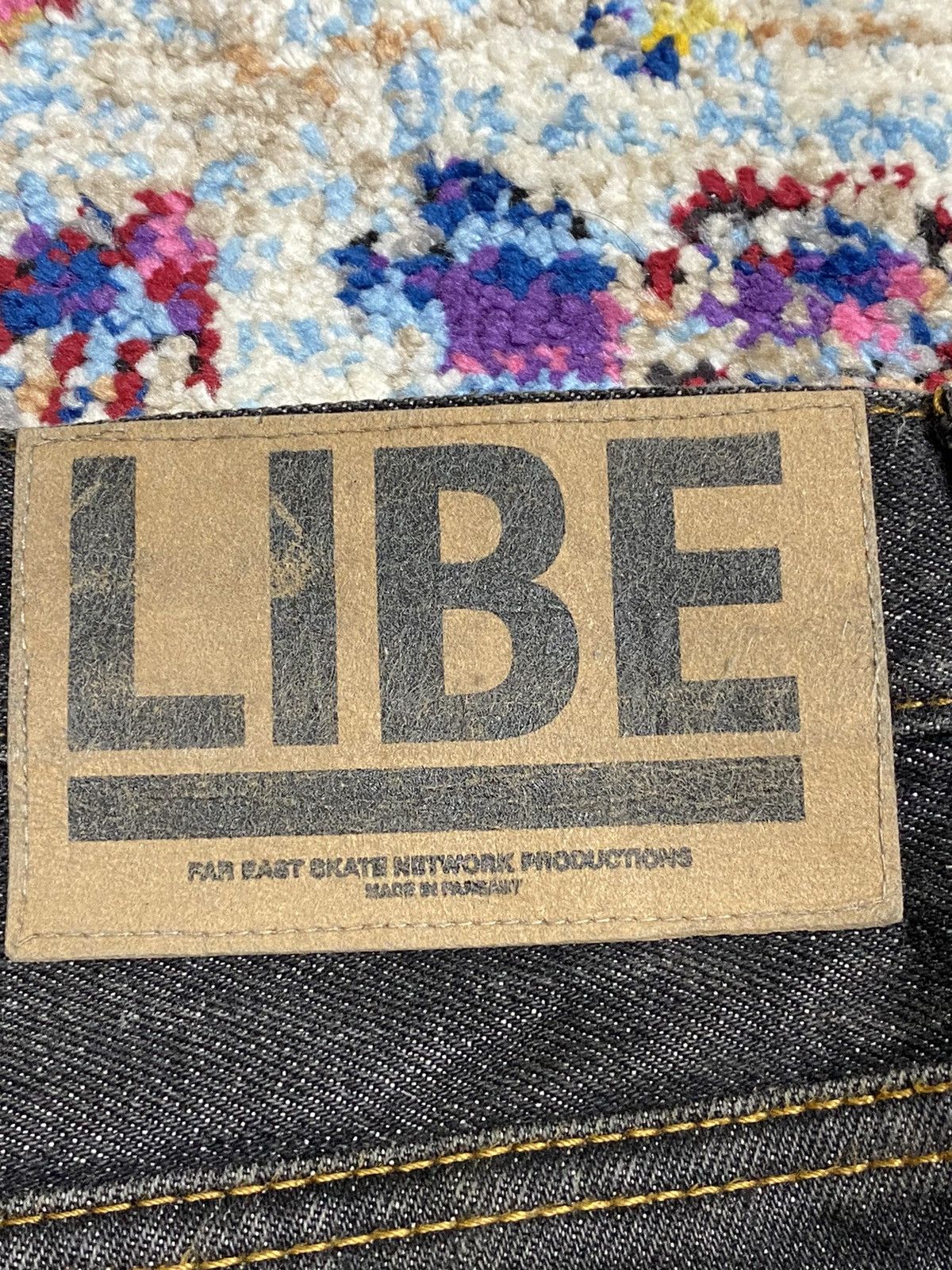 Japanese Brand Libe Brand Univs Co Dark Grey Statement Jeans Size US 34 / EU 50 - 3 Thumbnail