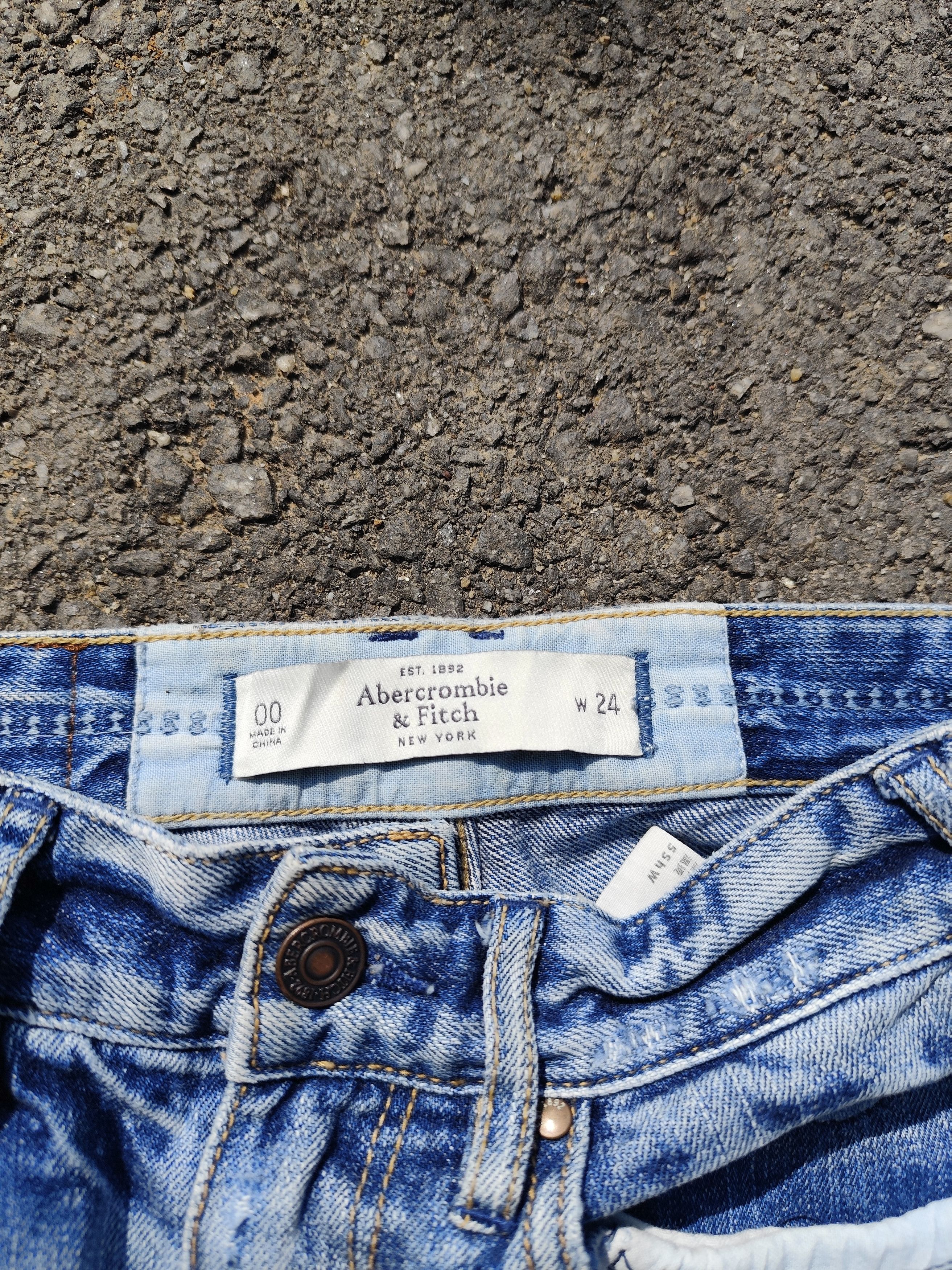 Abercrombie & Fitch vintage abercrombie&fitch Flare Denim B_J/1124/5 Size 24" / US 00 / IT 34 - 15 Thumbnail