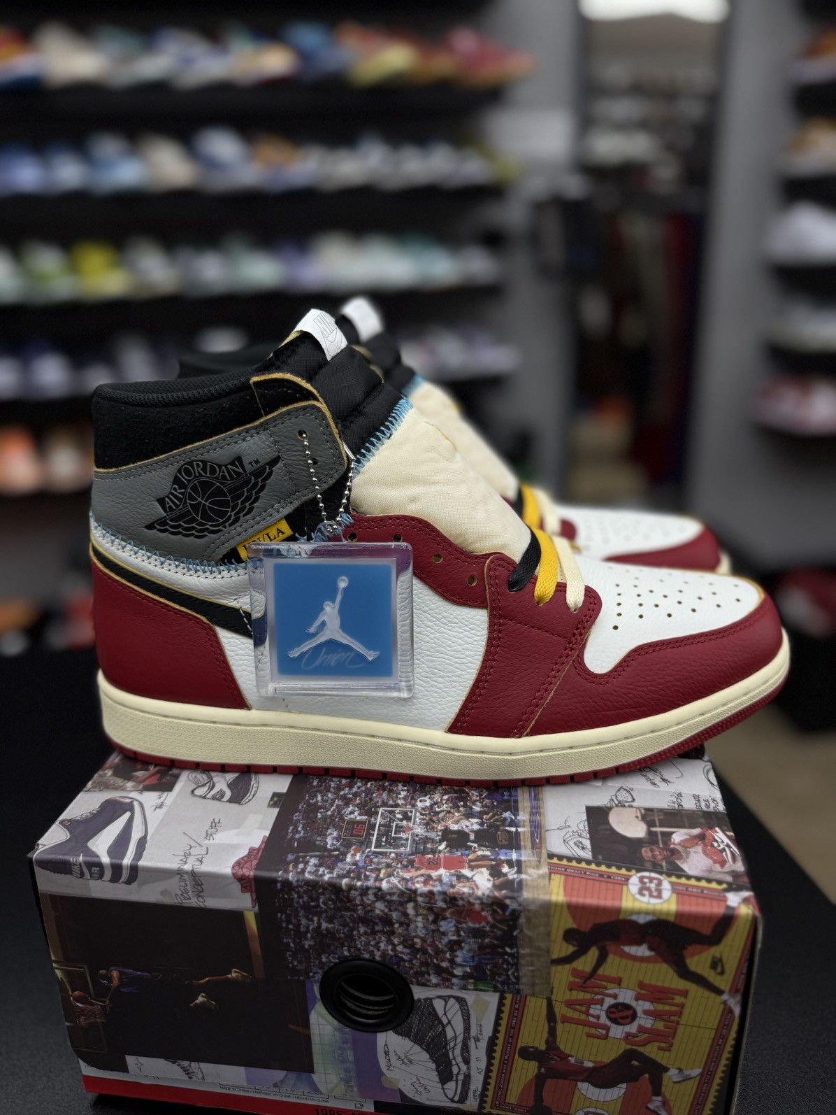 Jordan Brand × Nike Nike Jordan 1 Union (HV8563-600) Size 11.5 (NEW) Size US 11.5 / EU 44-45 - 1 Thumbnail