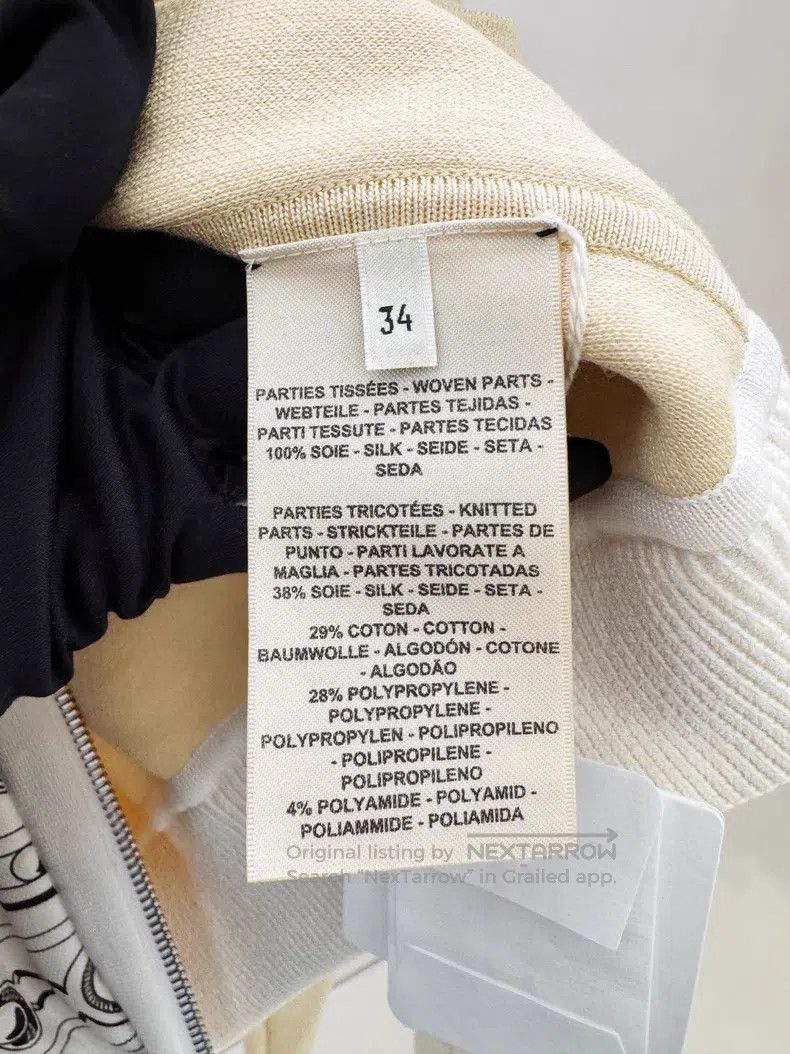 Hermes Hermes White and yellow print jacket Size XXS / US 00 / IT 34 - 4 Thumbnail