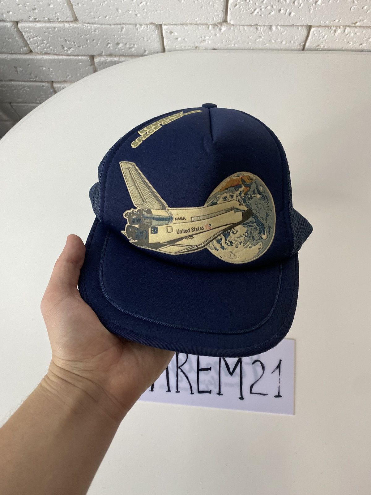 Vintage Kennedy Space center tracker cap hat Size ONE SIZE - 2 Thumbnail