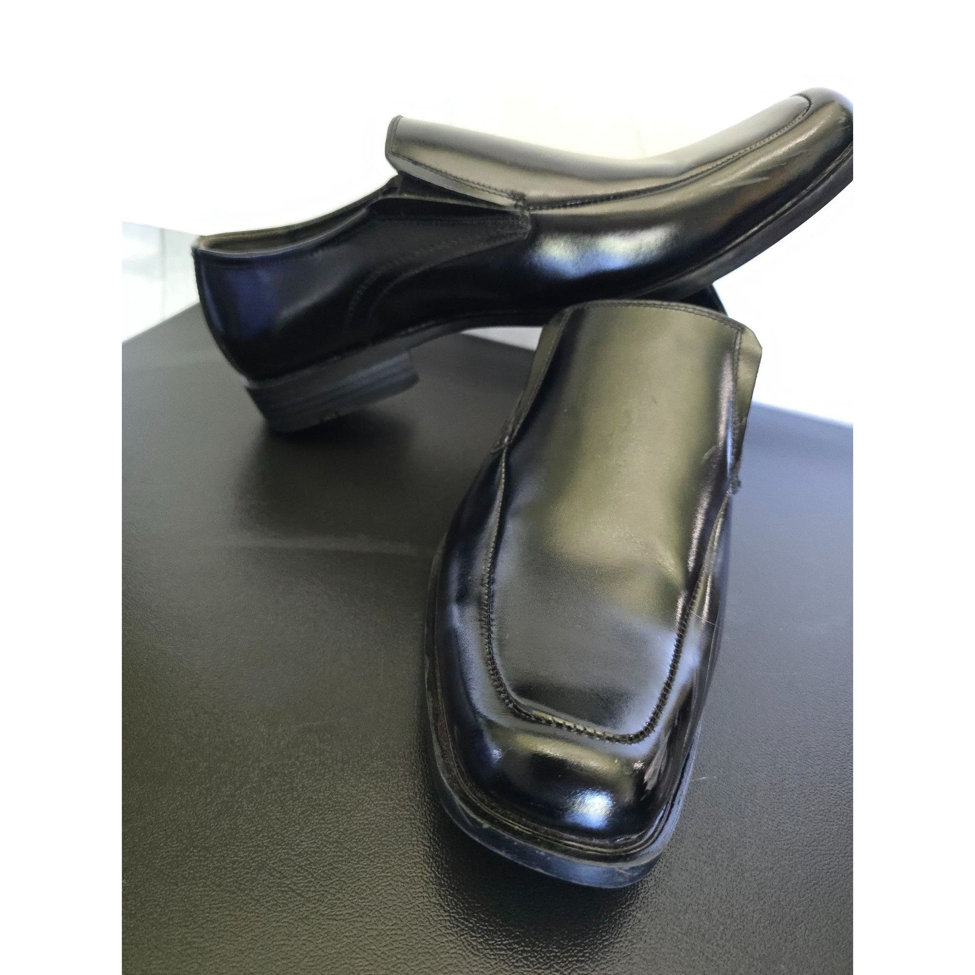Stacy Adams Stacy Adams Mens Black Leather Slip-On loafers Dress Shoes Size US 8.5 / EU 41-42 - 1 Thumbnail