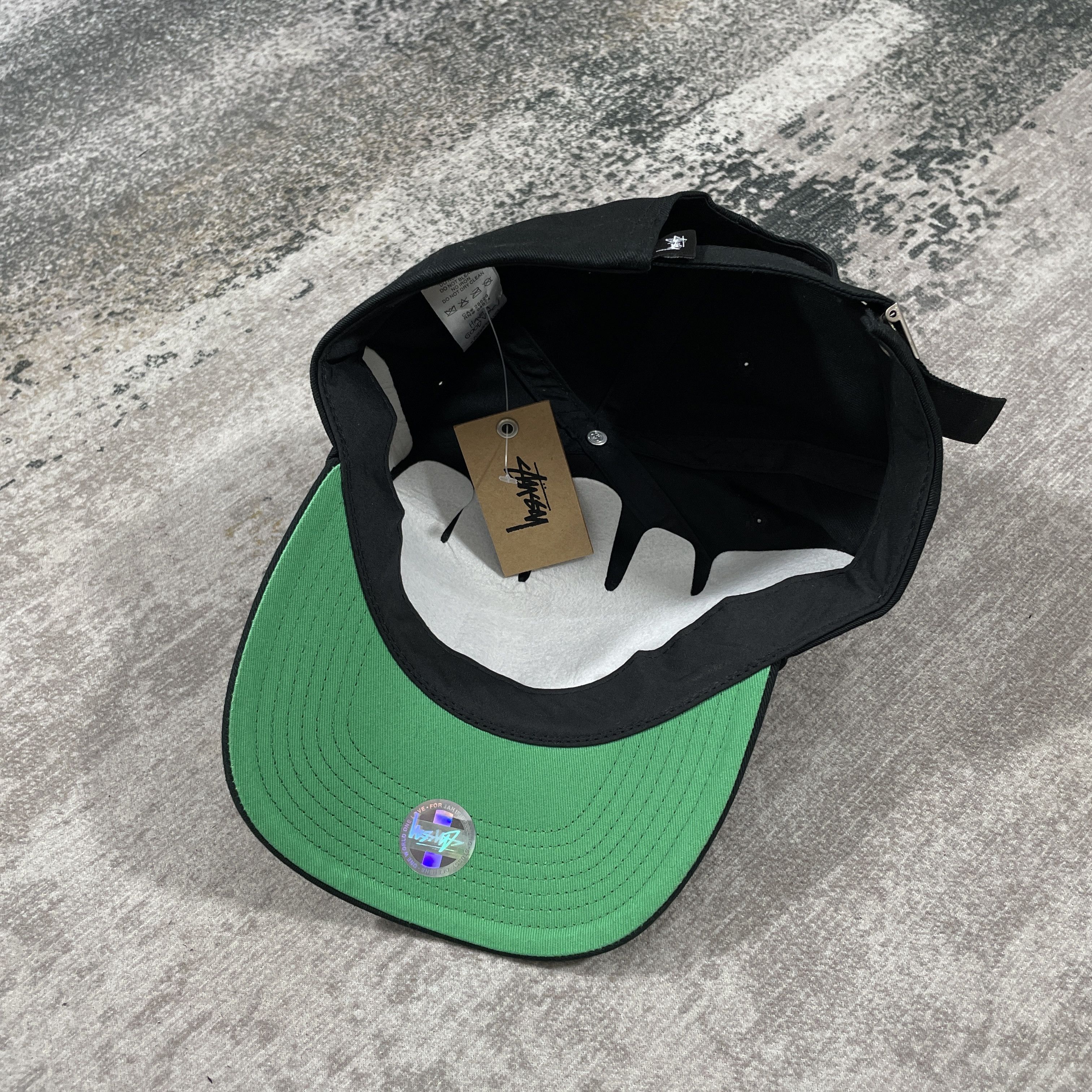 Other Stussy STU Logo Strapback Cap Black Size ONE SIZE - 5 Thumbnail