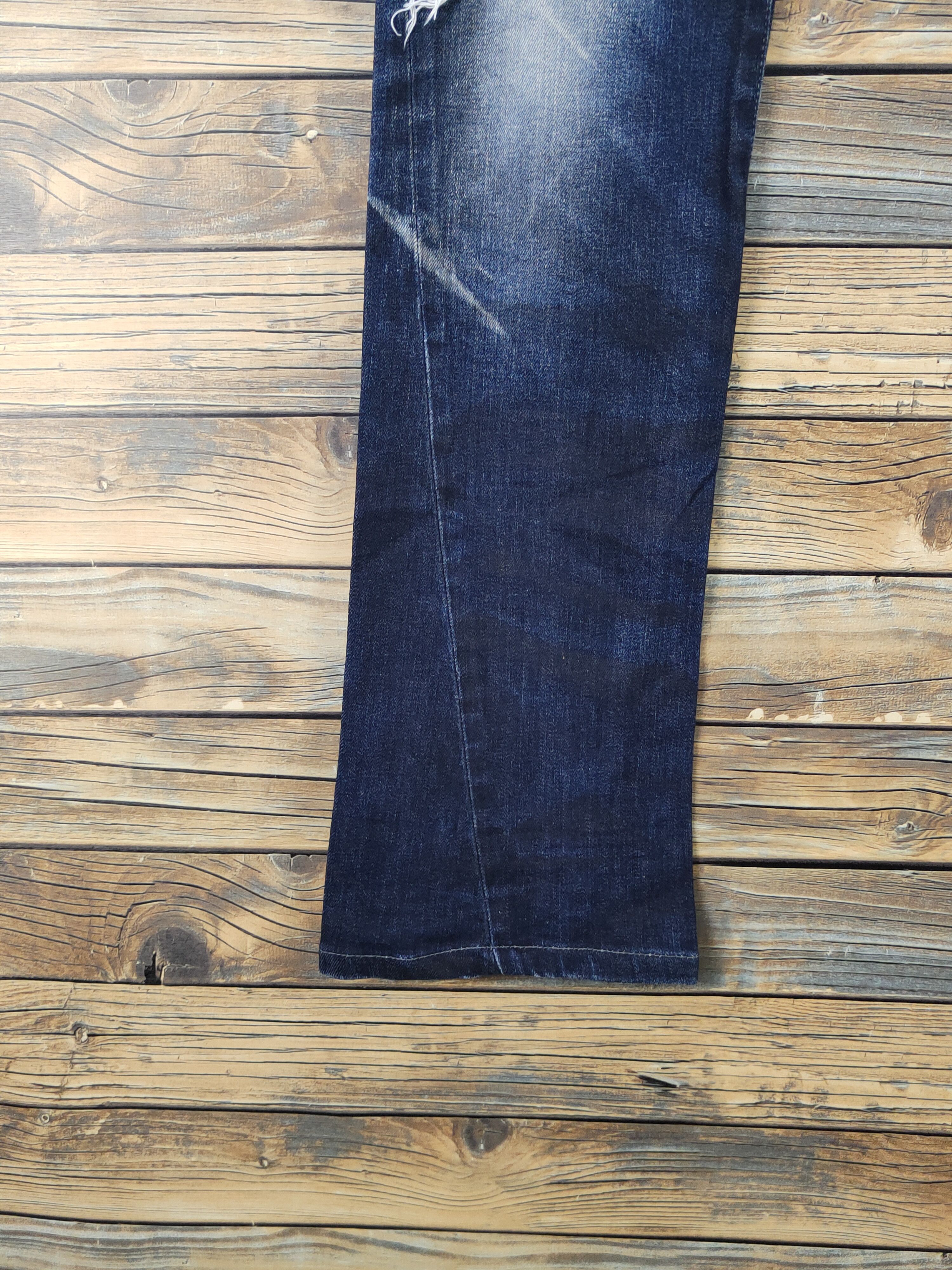 Tornado Mart Tornado Mart Dark Blue Distressed Ripped denim Jeans #W1587 Size US 32 / EU 48 - 5 Thumbnail