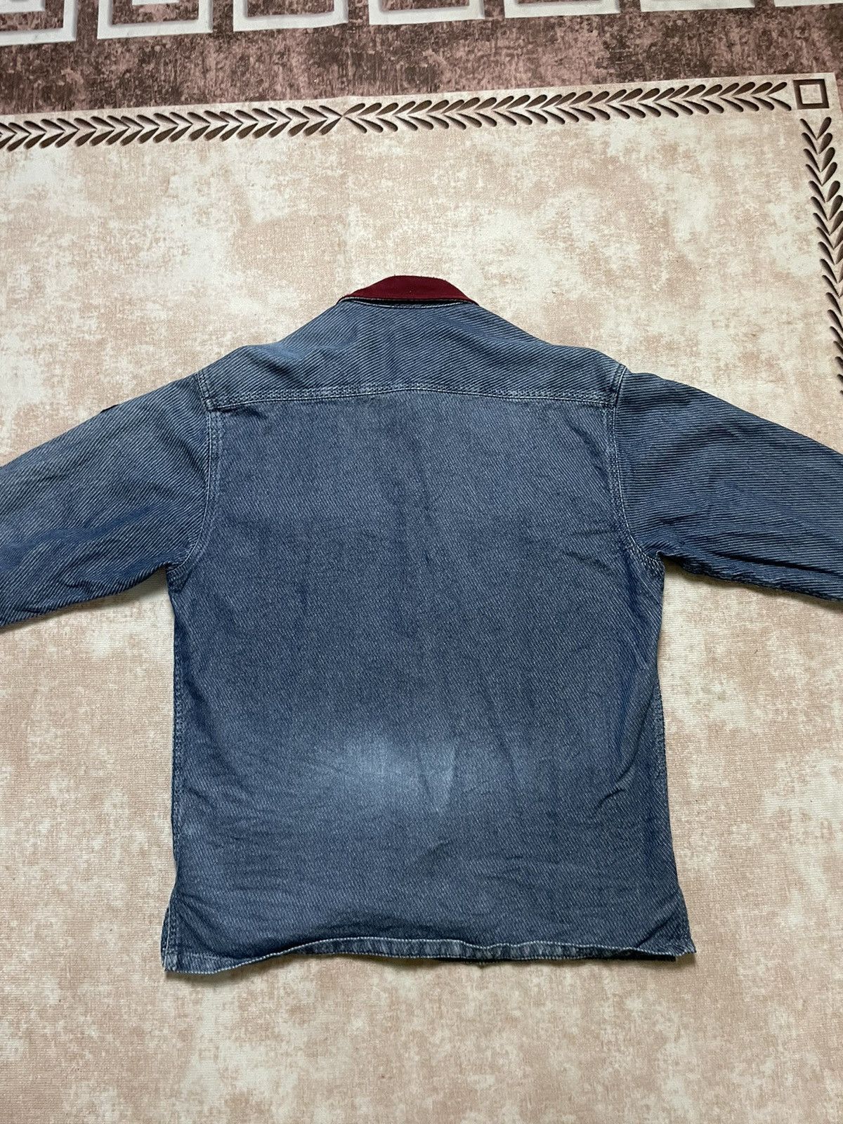 Designer × Japanese Brand Sina cova lupo di mare denim button up Size US XL / EU 56 / 4 - 2 Thumbnail