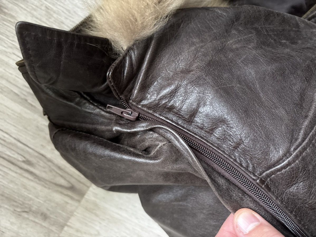 Other Emanuele Curci Women’s Leather Bomber Jacket Made in Italy Size XL / US 12-14 / IT 48-50 - 25 Thumbnail