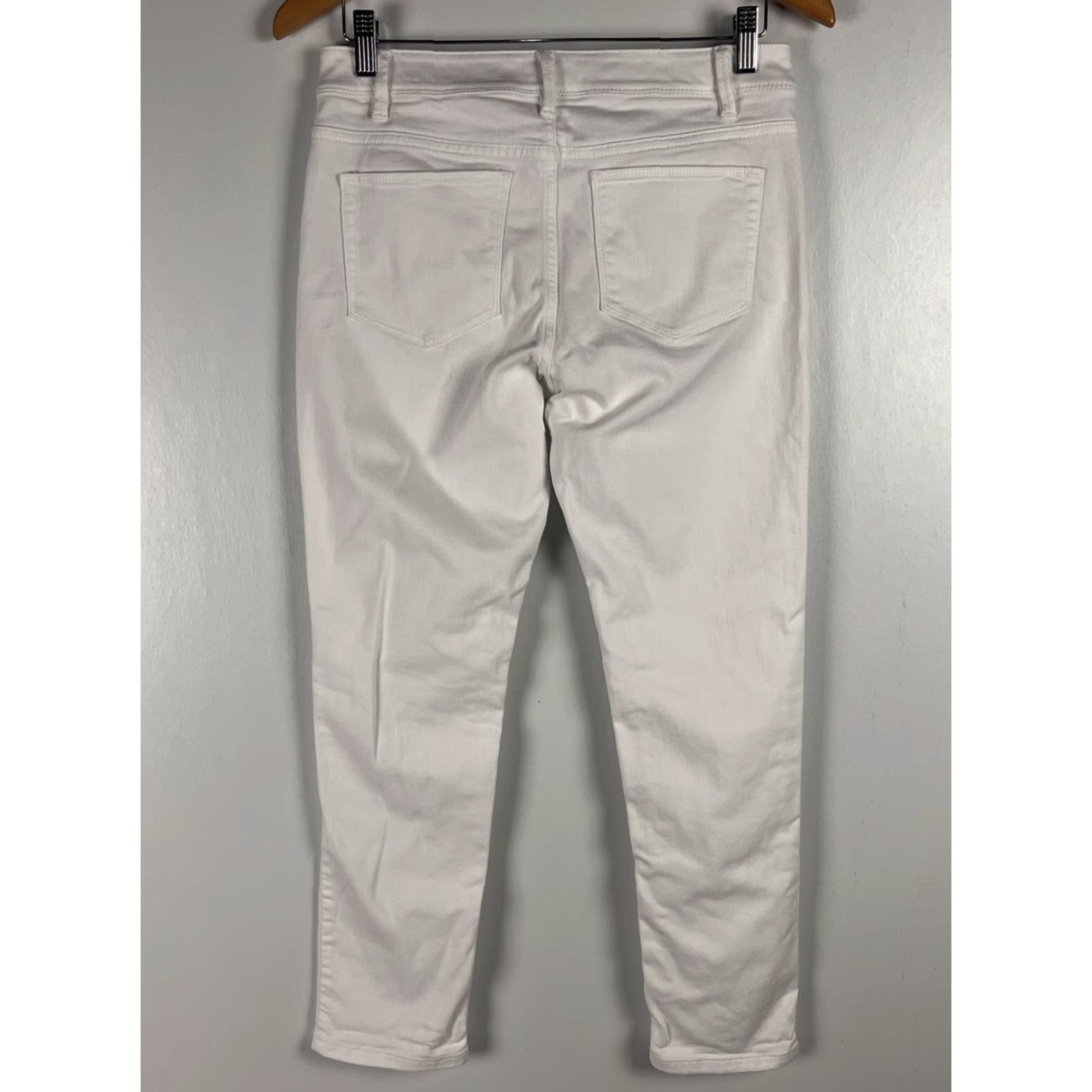 J. Jill J. Jill Slim Ankle Jeans Size 4 White Women, Regular, Authentic Fit, GUC Size 27" / US 4 / IT 40 - 3 Thumbnail