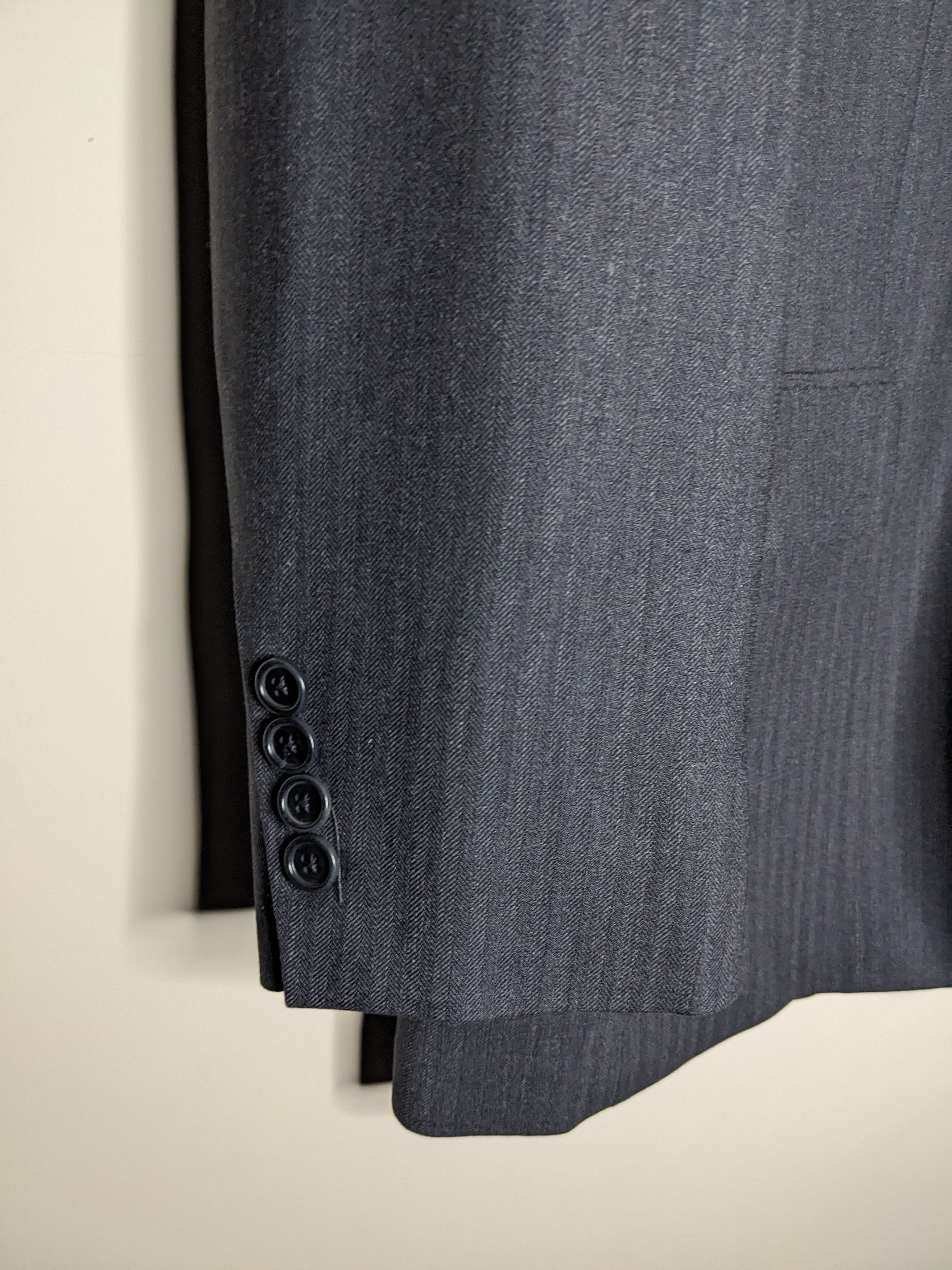 Brooks Brothers Brooks Brothers Blazer Sz 39S Herringbone Wool Suit Jacket Size 40S - 2 Thumbnail