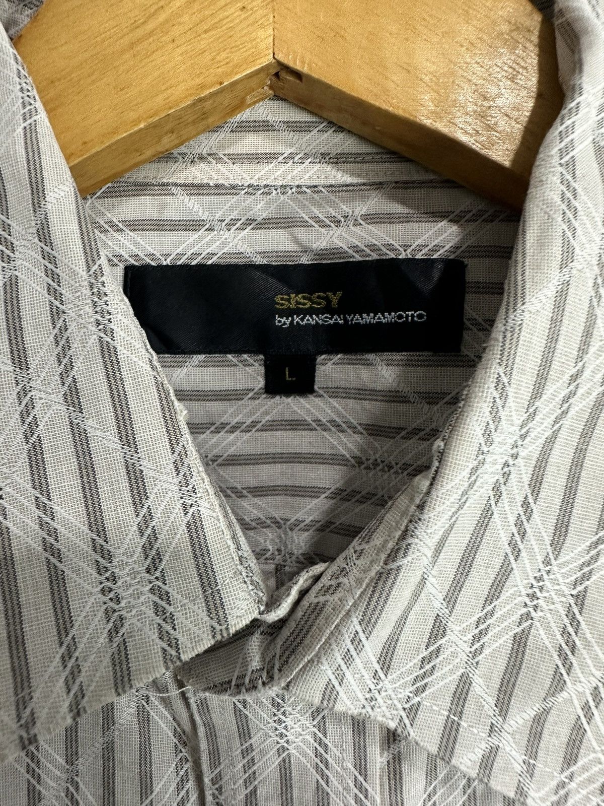 Kansai Yamamoto KANSAI YAMAMOTO SHIRT BUTTON WESTERN ISSEY YOHJI STYLE Size US L / EU 52-54 / 3 - 8 Thumbnail