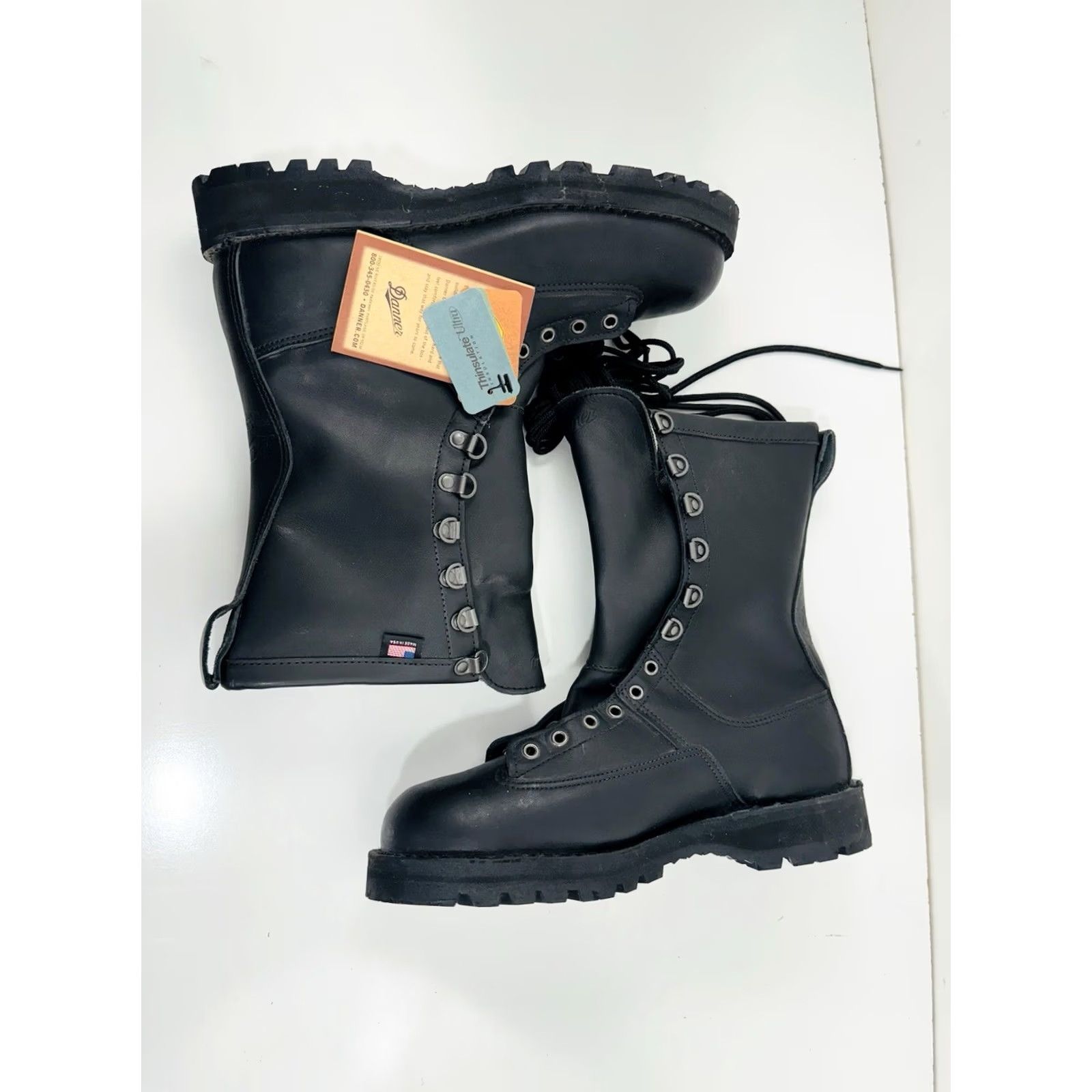 Danner DANNER Boots - NEW w TAGS - GORE TEX VIBRAM THINSULATE SAFETY 9.5 Work 600G GTX Black Matte Mens 9.5 Boots Size US 10 / EU 43 - 4 Thumbnail