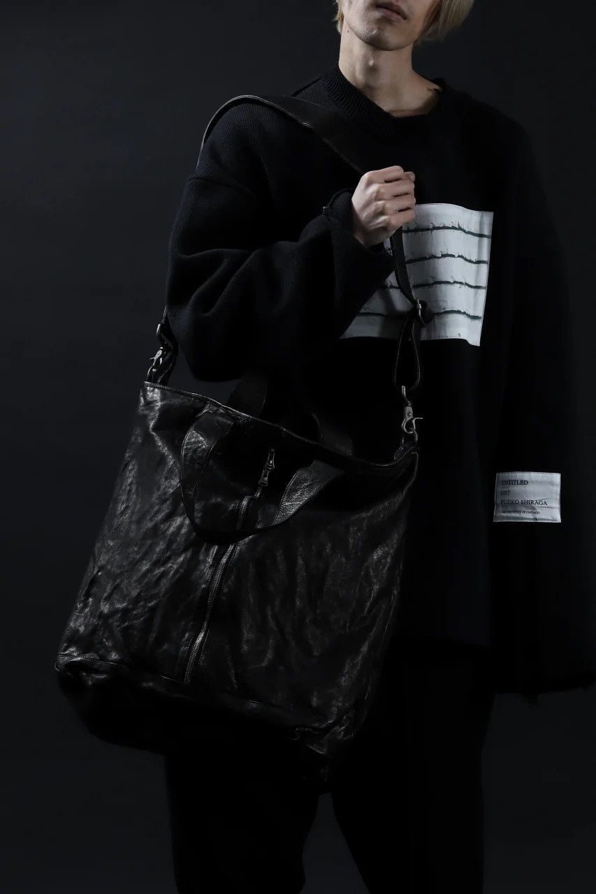 Isamu Katayama Backlash Isamu Katayama Backlash Object Dyed Leather Bag Size ONE SIZE - 8 Thumbnail