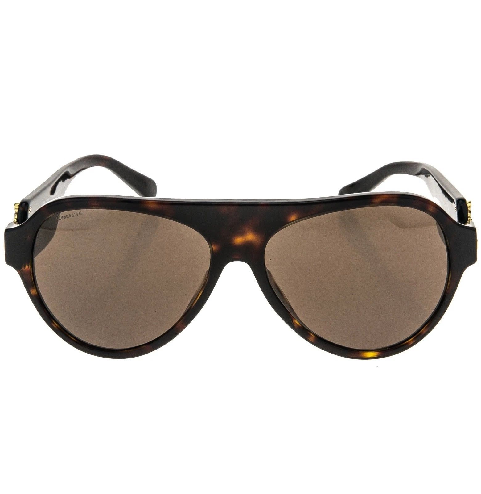 Versace VERSACE VE4323 4323 Rock Icon Baroque Aviator Sunglasses Size ONE SIZE - 7 Thumbnail