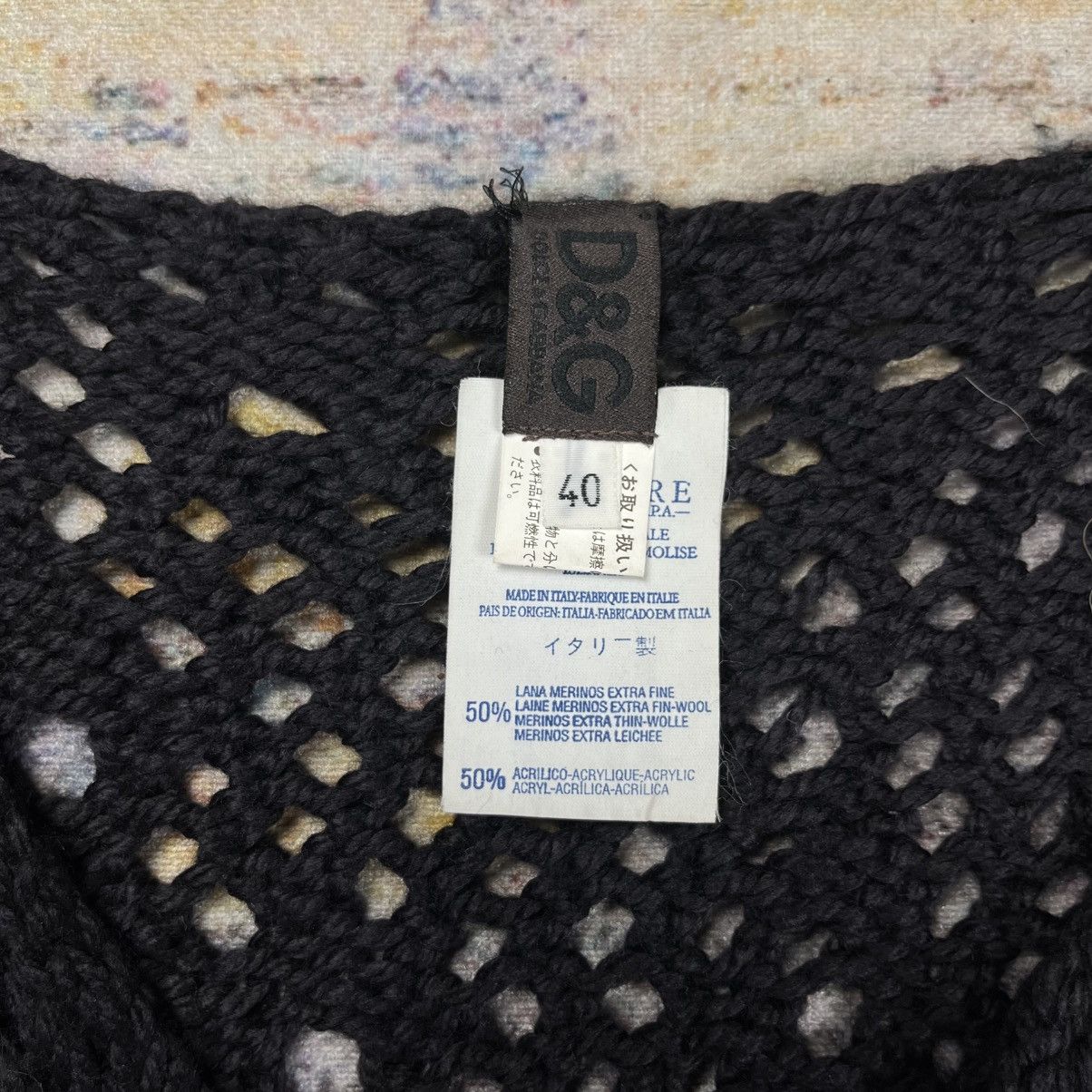 Dolce & Gabbana Archive Dolce Gabbana - Black Knitted Dress Size M / US 6-8 / IT 42-44 - 8 Thumbnail