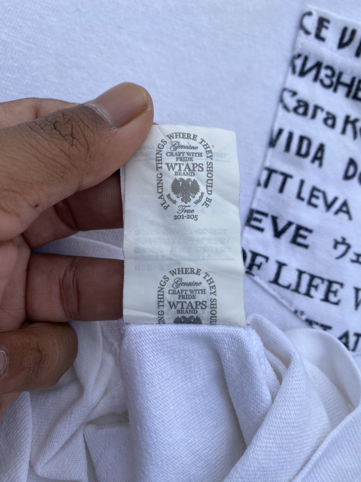Wtaps Rare WTAPS “Way of Life” Multi language Translation Tee Size US M / EU 48-50 / 2 - 19 Thumbnail