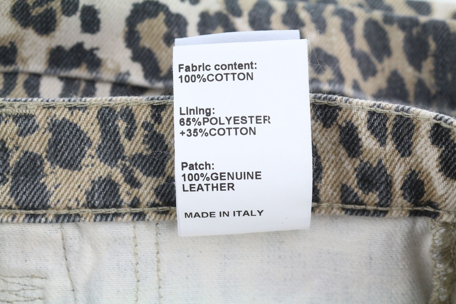 R13 POUCH POCKET 24 Leopard Denim RRP$1029 85098 Size 24" / US 00 / IT 34 - 11 Thumbnail