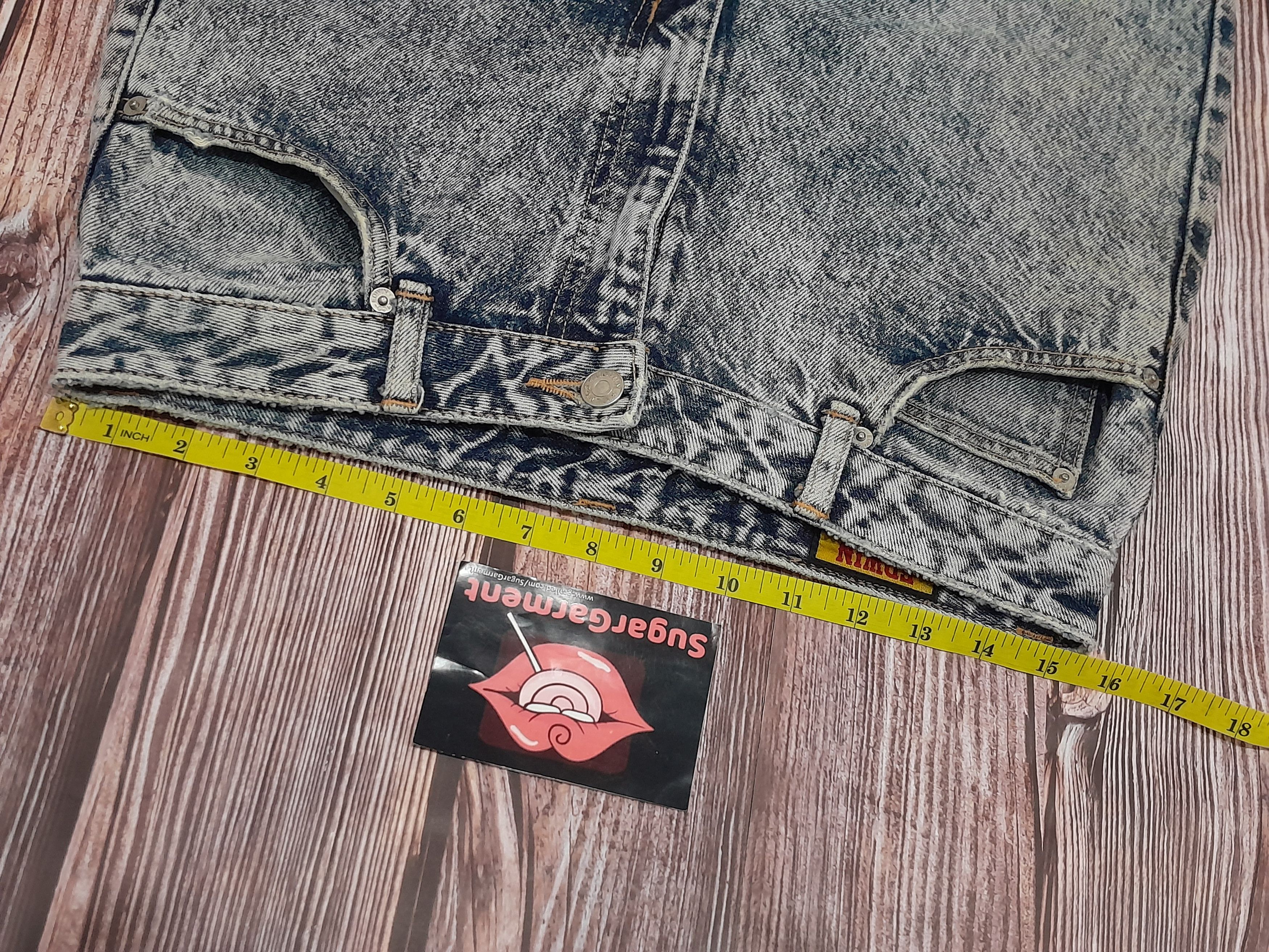 Edwin × Vintage Edwin Acid Wash Jeans Vintage Size US 31 - 12 Thumbnail