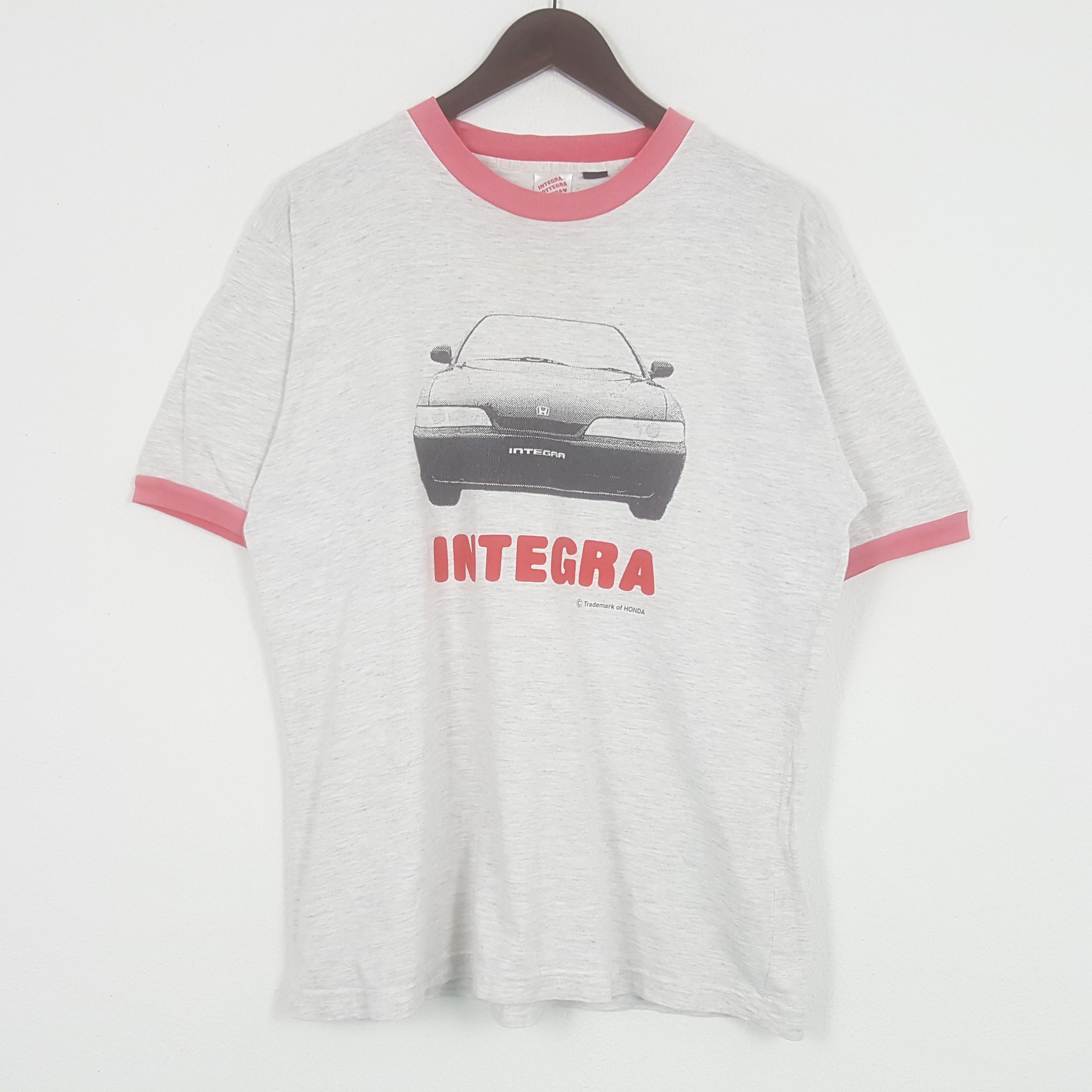 image of Vintage Honda Integra Nottegra Japanese Car Tshirt in Grey, Men's (Size Large)