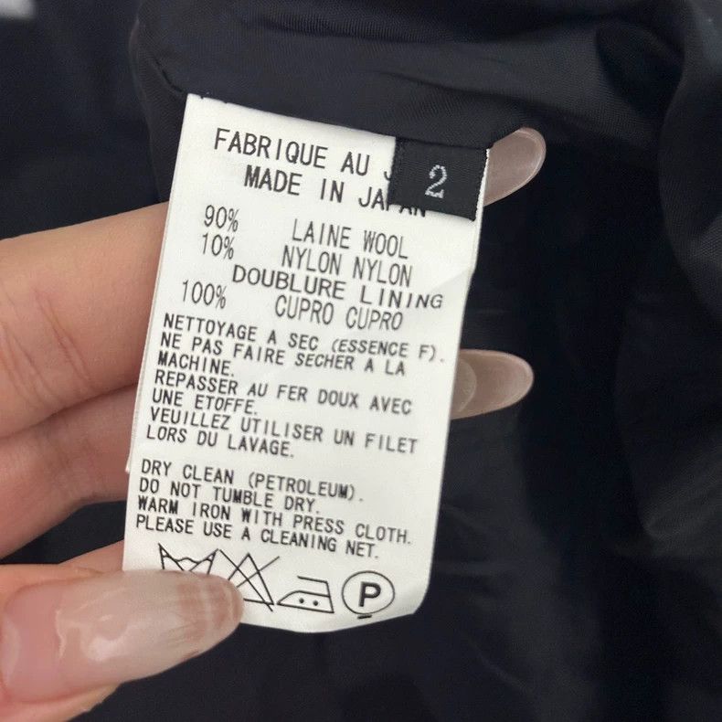 Yohji Yamamoto Yohji Yamamoto size 2 Oblique Button Witch Hat Short Front Size M / US 6-8 / IT 42-44 - 8 Thumbnail