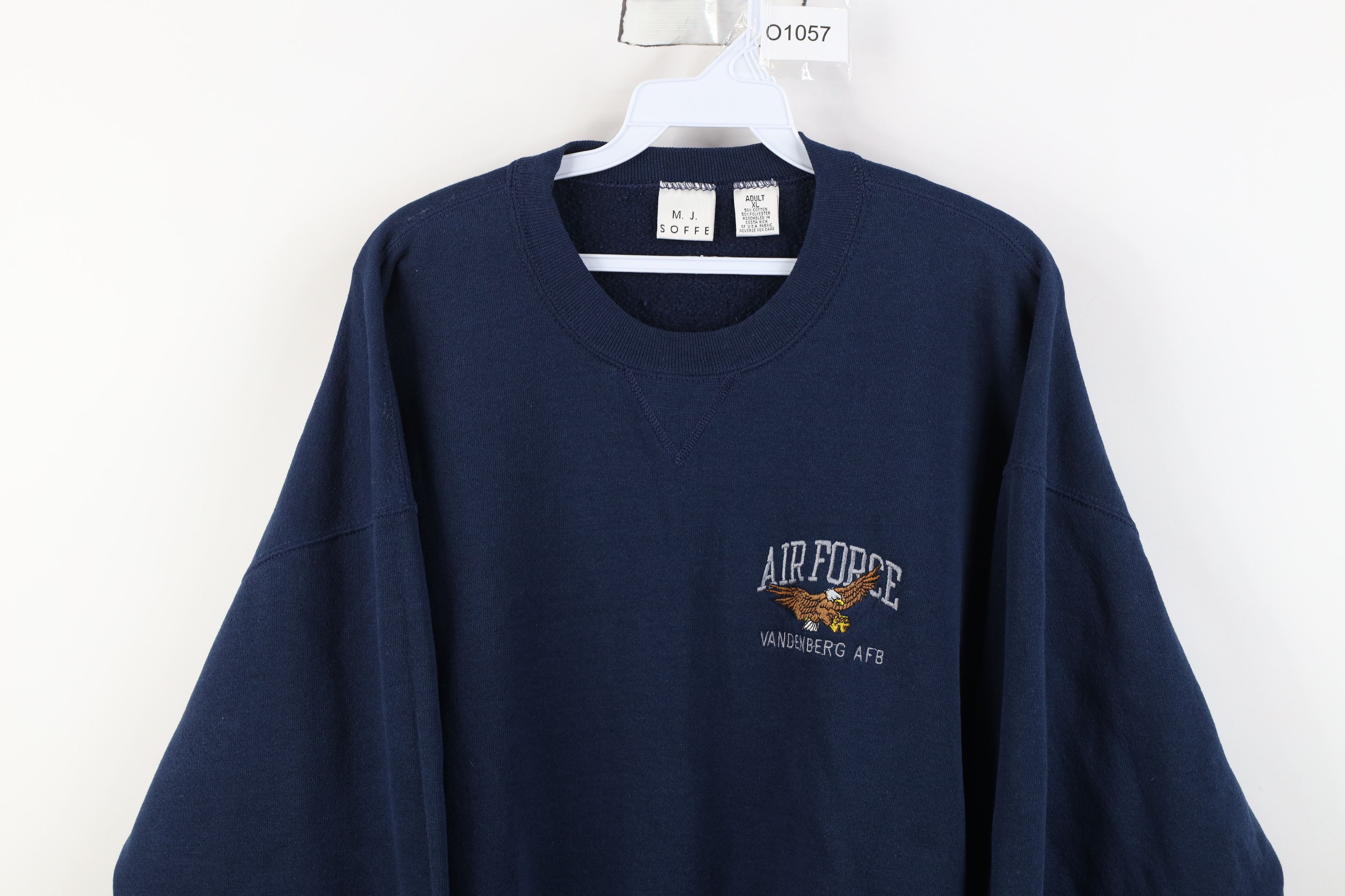 Vintage Vintage 90s Vandenberg Air Force Base Crewneck Sweatshirt Size US XL / EU 56 / 4 - 2 Thumbnail