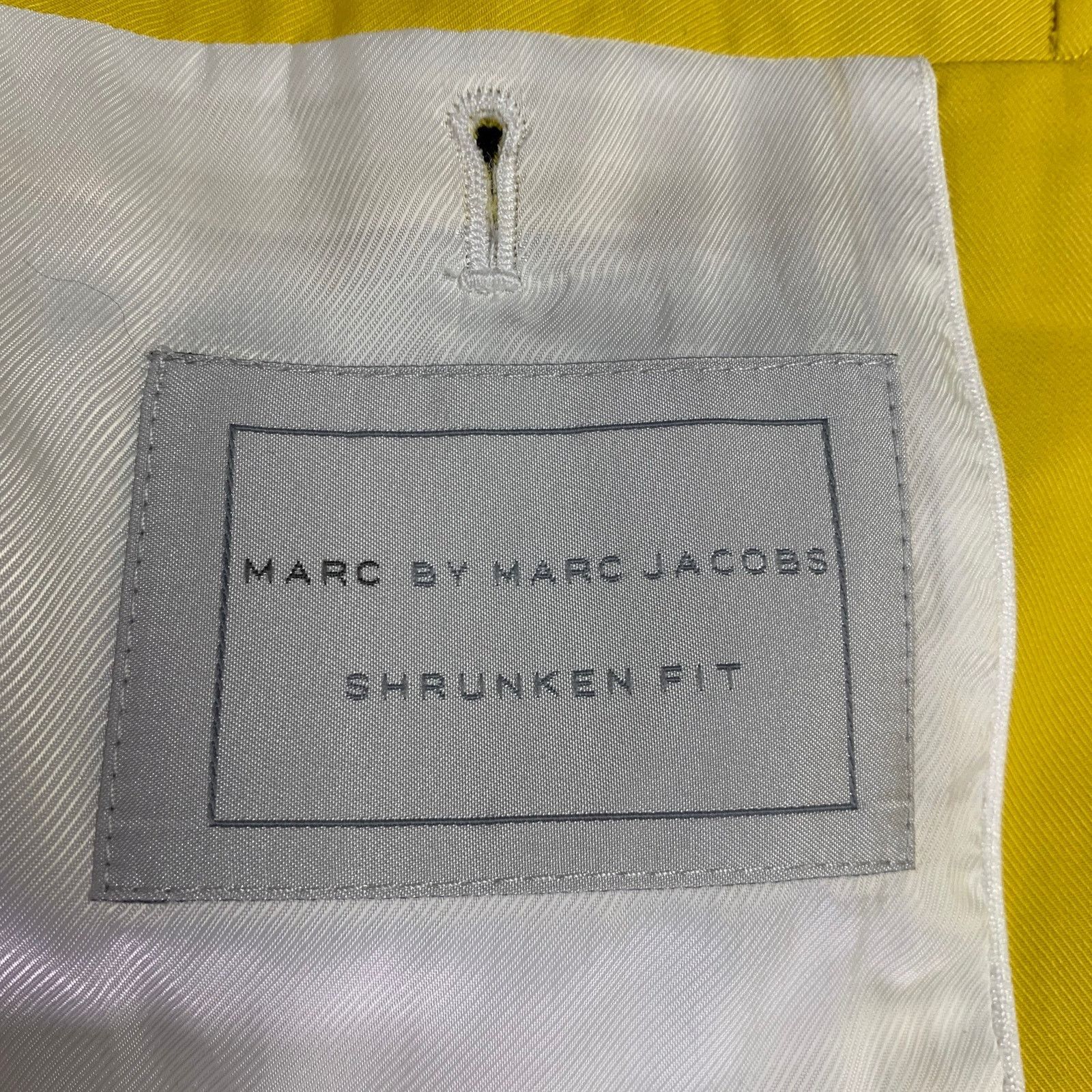 Marc by Marc Jacobs Size XS Yellow Cotton Single Breasted Sport Coat Size 34R - 5 Thumbnail