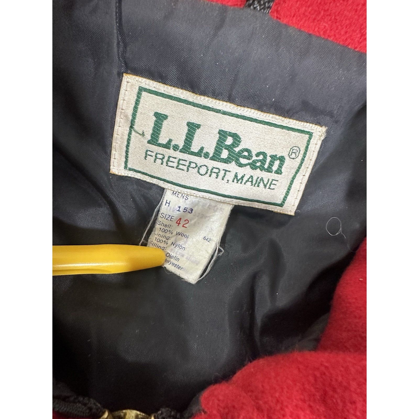 L.L. Bean Vintage LL Bean Men's Mackinaw Cruiser Style Wool Jacket Coa Size US M / EU 48-50 / 2 - 2 Thumbnail