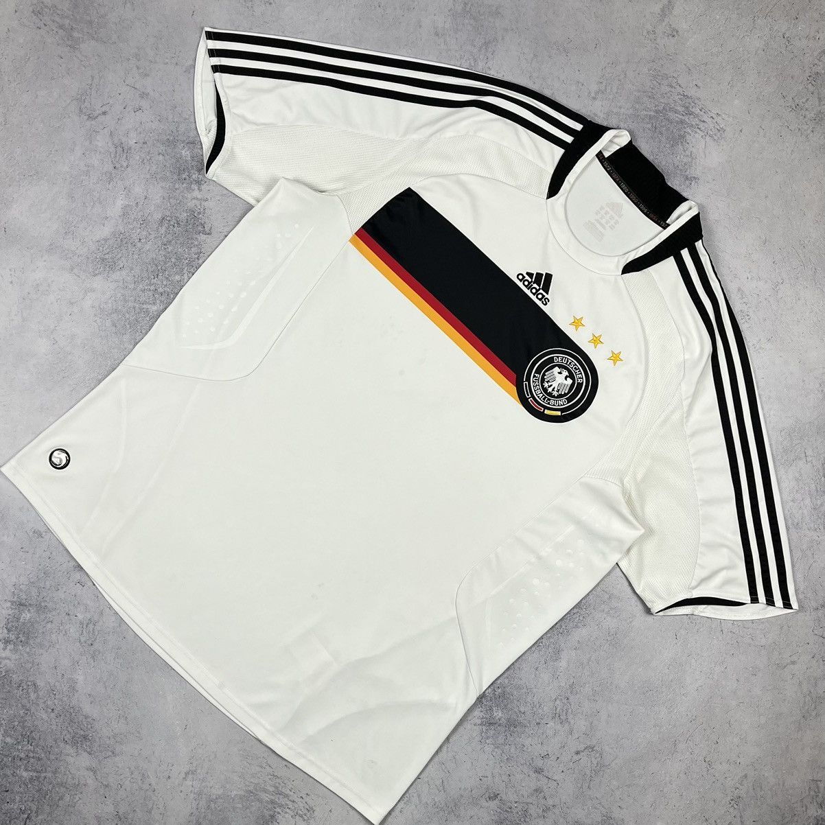 Adidas Vintage Adidas Germany home soccer jersey 2007/08 Size US XL / EU 56 / 4 - 2 Thumbnail