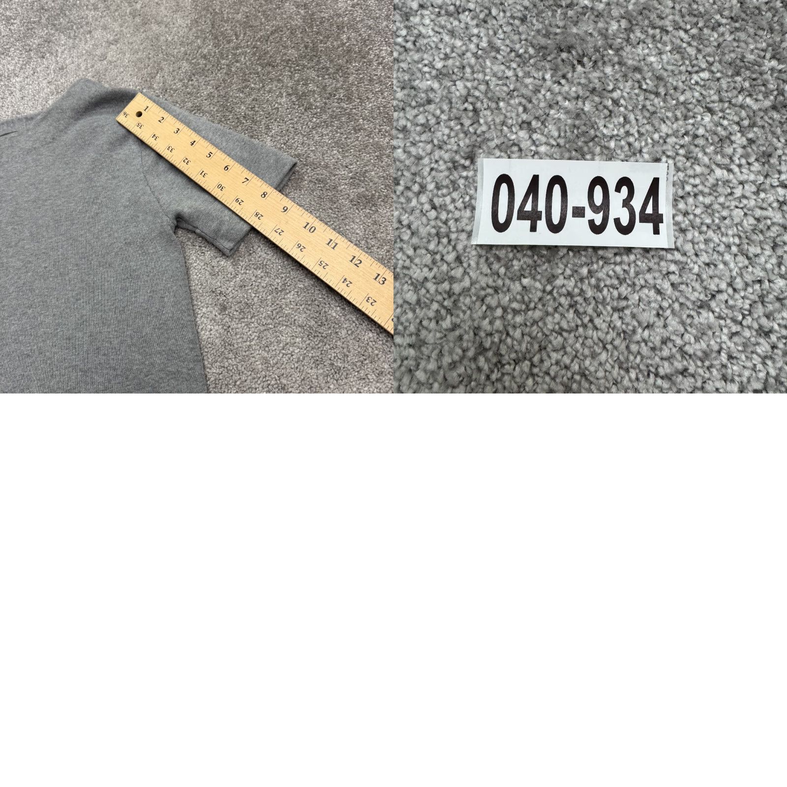 Cos COS Sweater Dress Womens XS Gray White Striped Short Sleeve Knit Midi Casual Stretch Size XS / US 0-2 / IT 36-38 - 9 Thumbnail