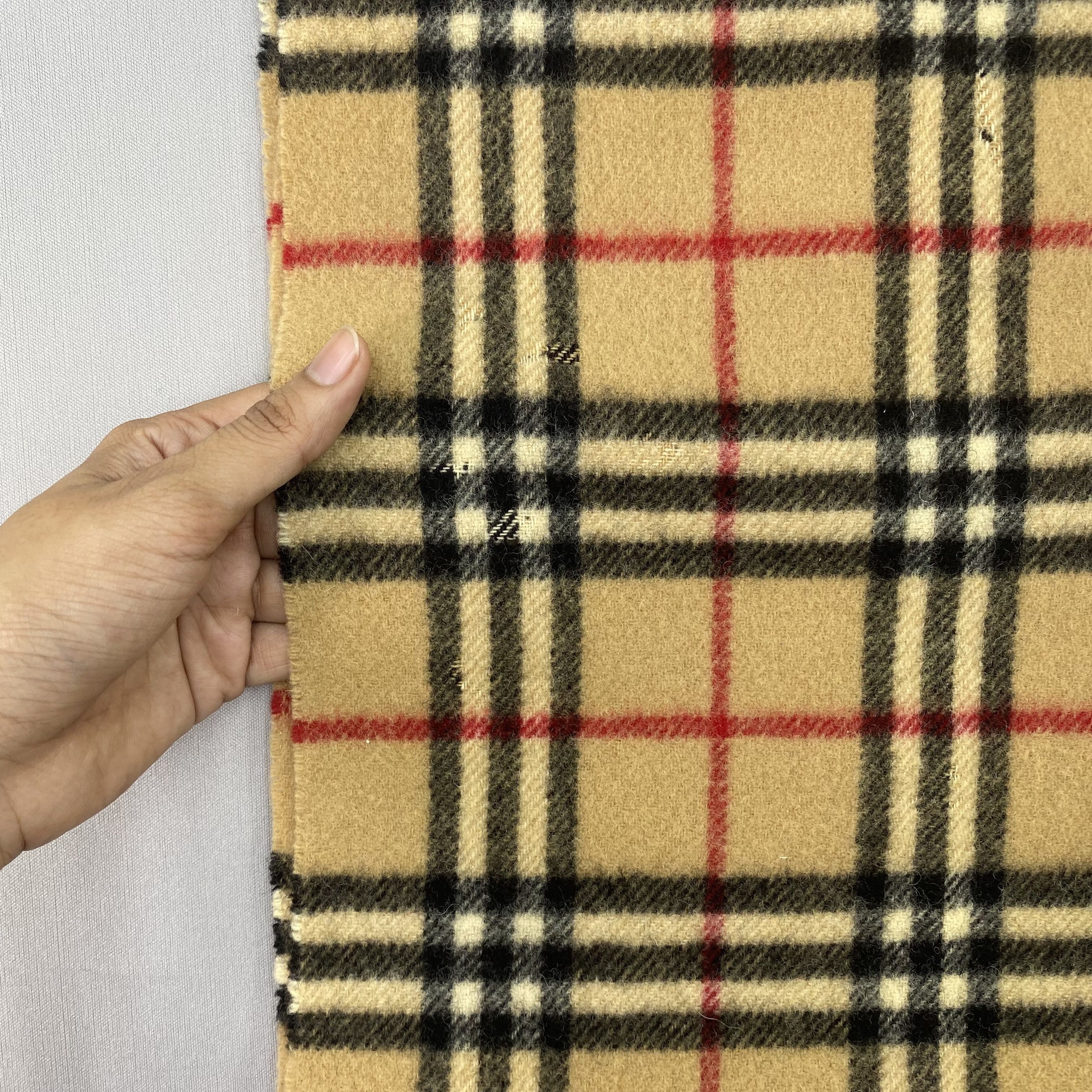 Burberry Vintage Burberry Scarf Muffler Wool Nova Check Neck Scarves Size ONE SIZE - 8 Thumbnail