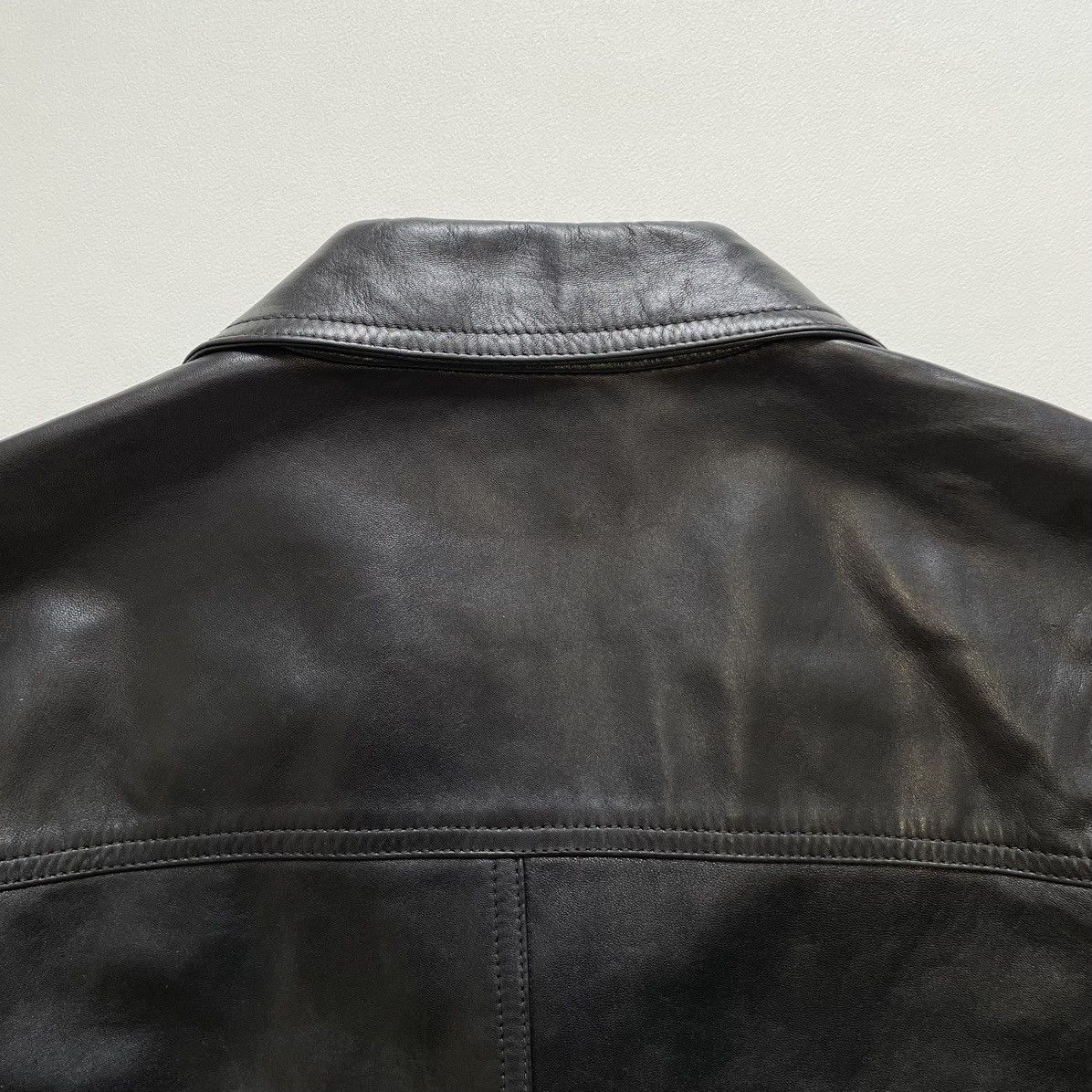 Prada A/W 06 Black Leather Overcoat Size US M / EU 48-50 / 2 - 17 Thumbnail